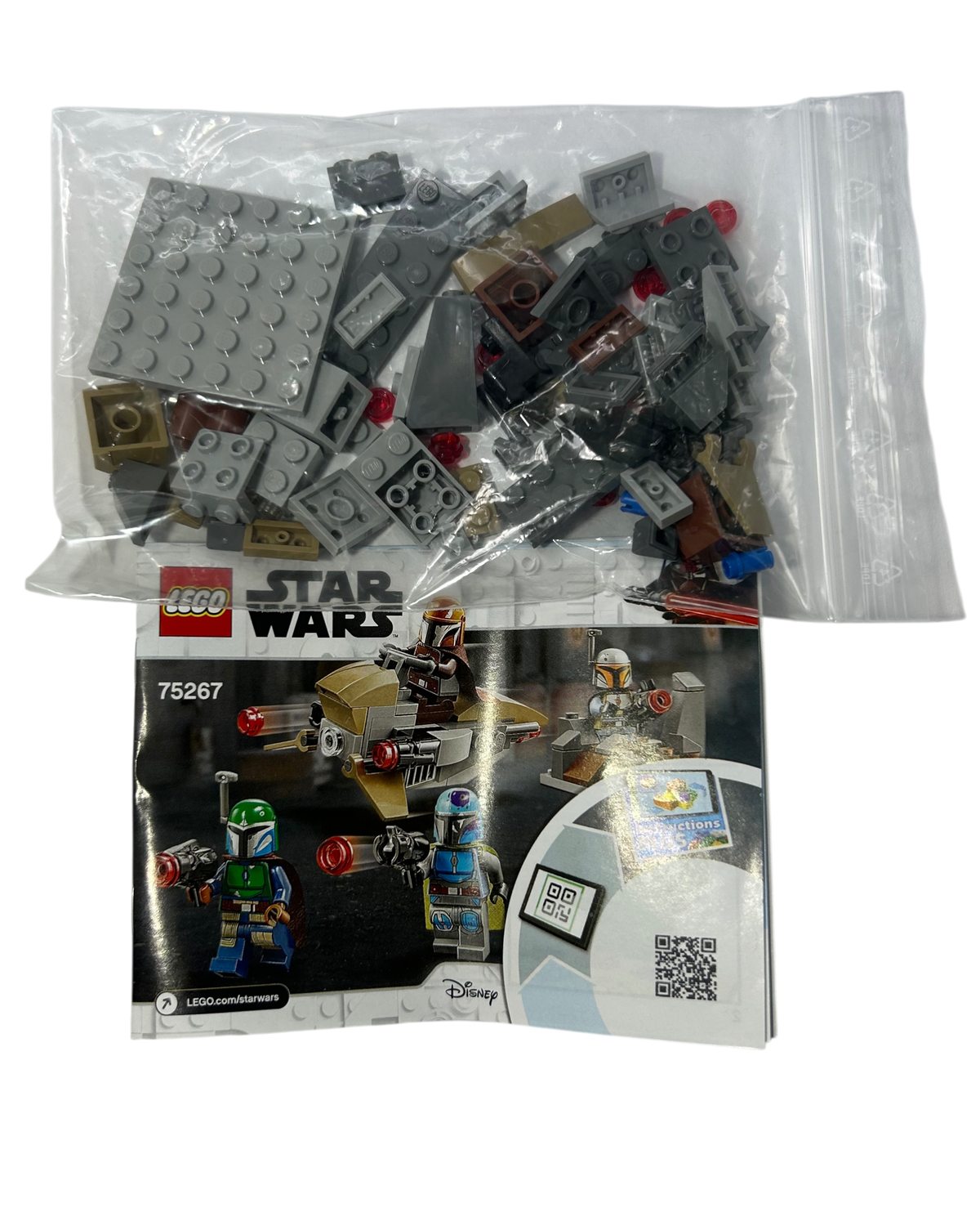 LEGO Star Wars Set Mandalorian Battlepack 75267 Vorderansicht – Brick2D2