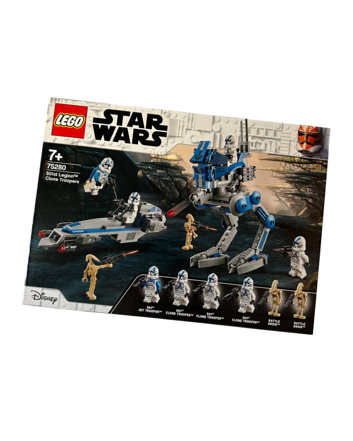 501st Legion Clone Trooper 75280 LEGO Star Wars Vorderansicht