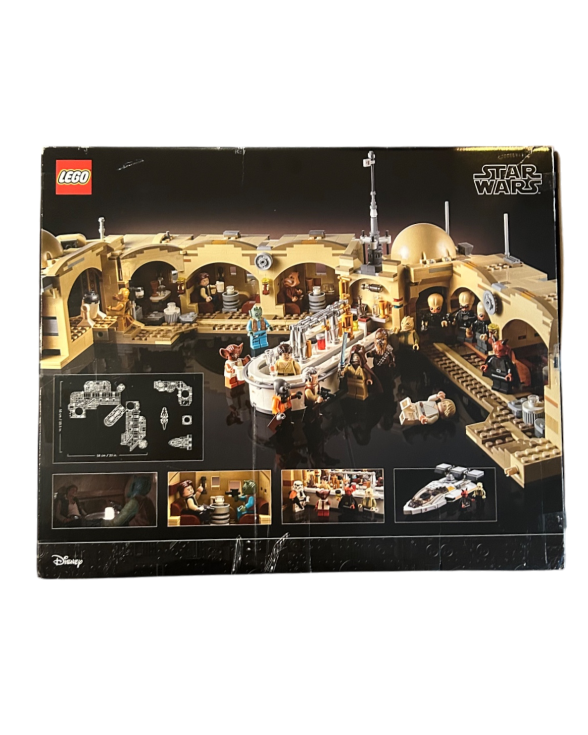 Mos Eisley Cantina 75290 LEGO Star Wars Set Rückansicht