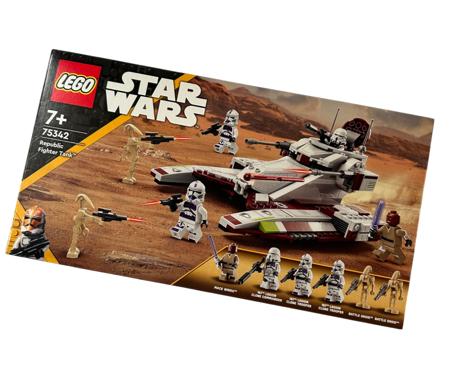 Republic Fighter Tank 75342 LEGO Star Wars Set Vorderansicht