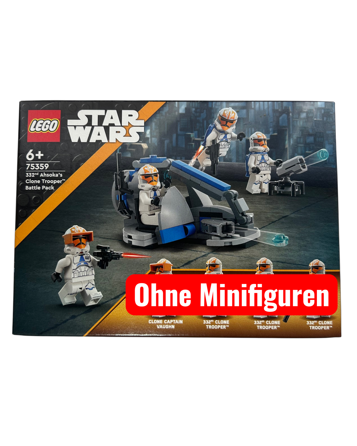 LEGO Star Wars Set Ahsoka’s Clone Trooper Battle Pack 75359 Vorderansicht – Brick2D2