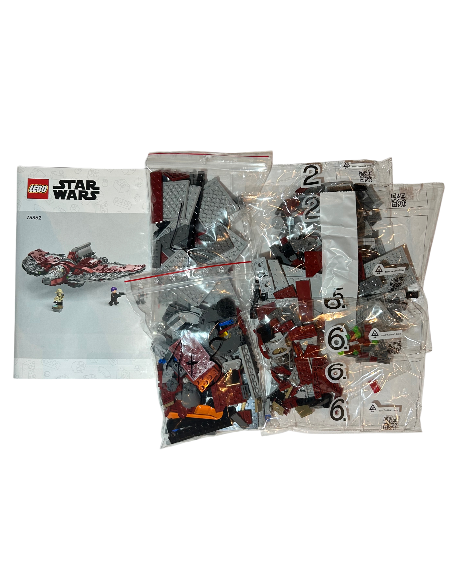 Lego Star Wars Ahsoka Tano´s T-6 Jedi Shuttle Set 75362 OHNE MINIFIGUREN