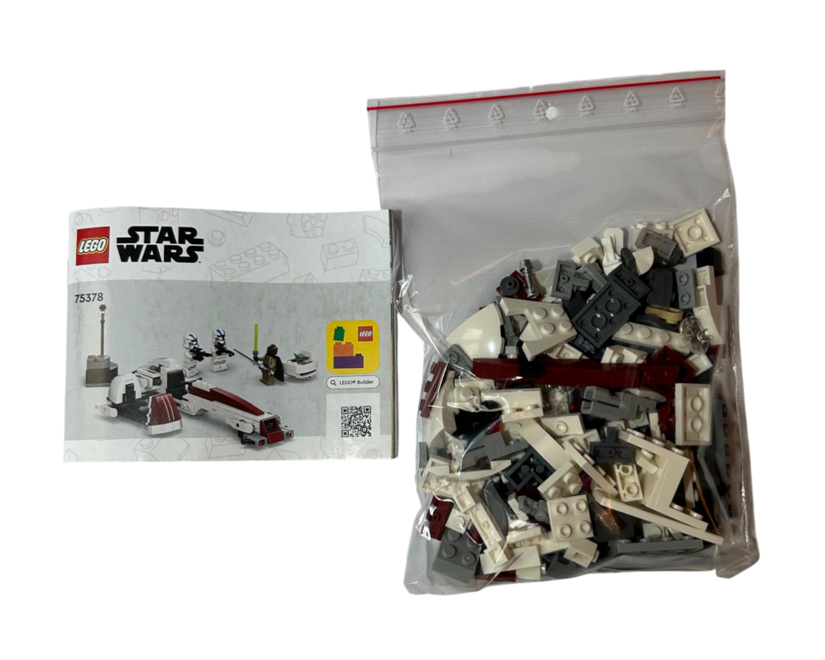 Flucht mit dem BARC Speeder 75378 LEGO Star Wars Set ohne Minifiguren Detailansicht brick2d2