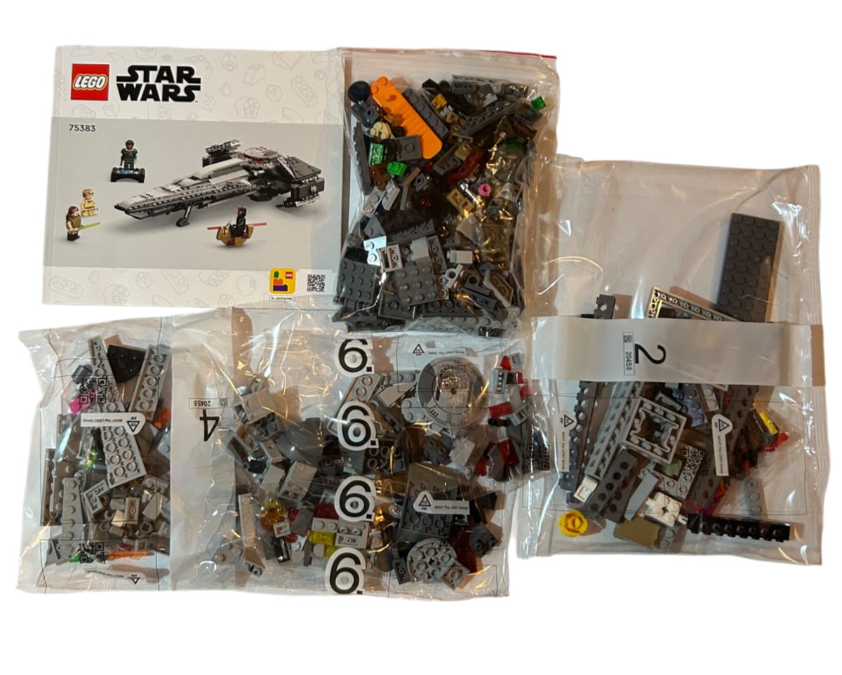 Darth Mauls Sith Infiltrator 75383 LEGO Star Wars Set ohne Minifiguren Detailansicht – brick2d2