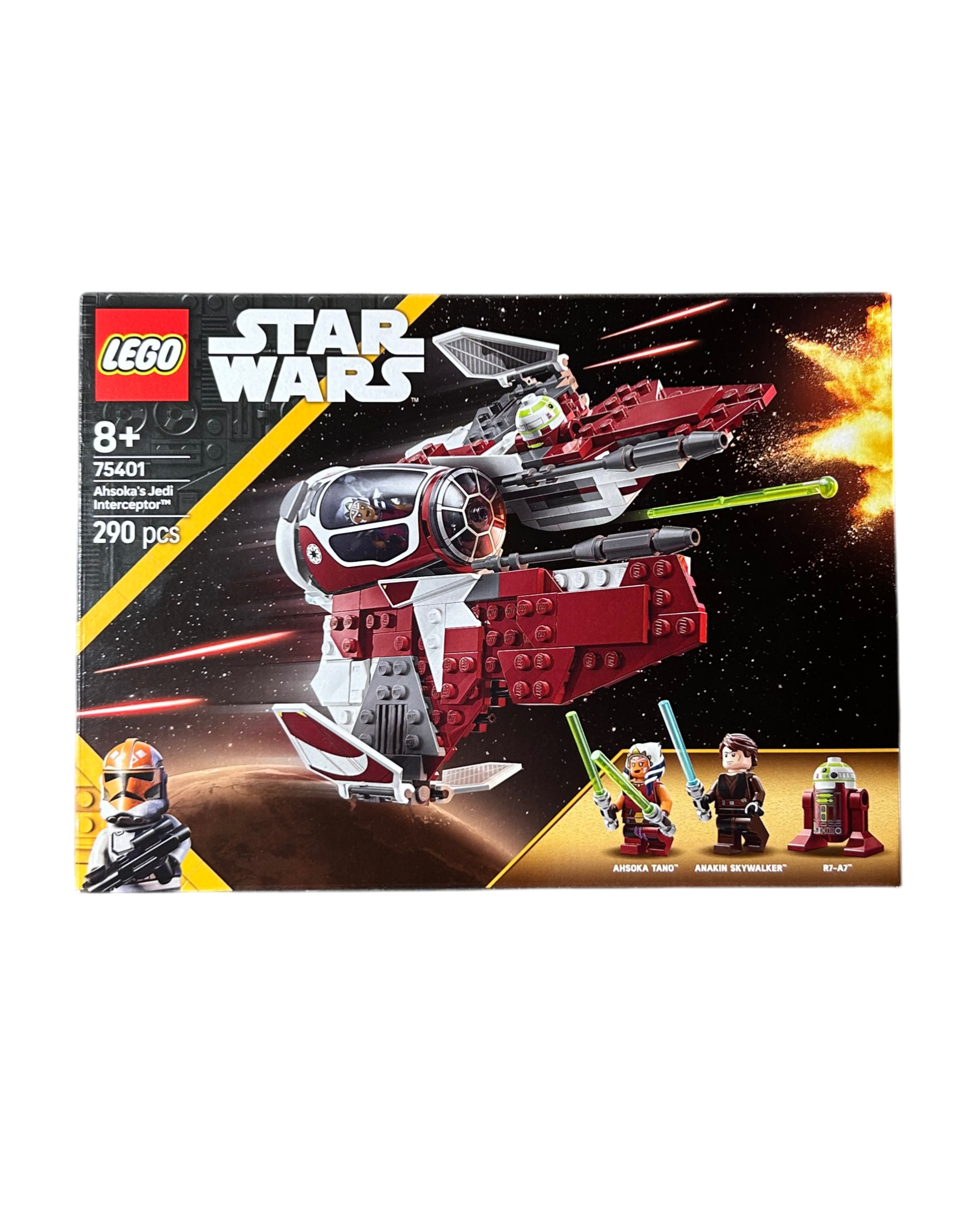Lego Star Wars Ahsoka´s Jedi Interceptor Set 75401 OHNE MINIFIGUREN