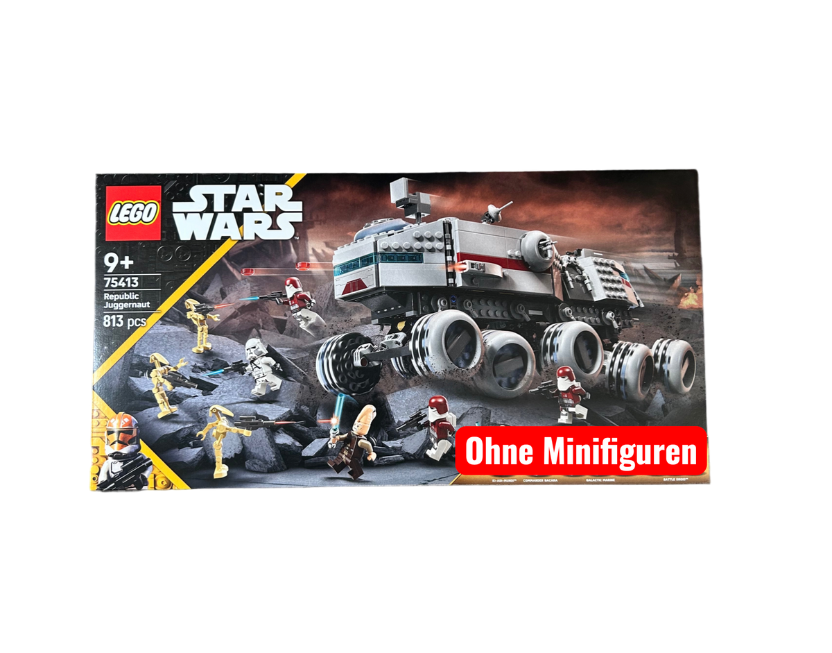 Republic Juggernaut 75413 LEGO Star Wars Set Vorderansicht brick2d2