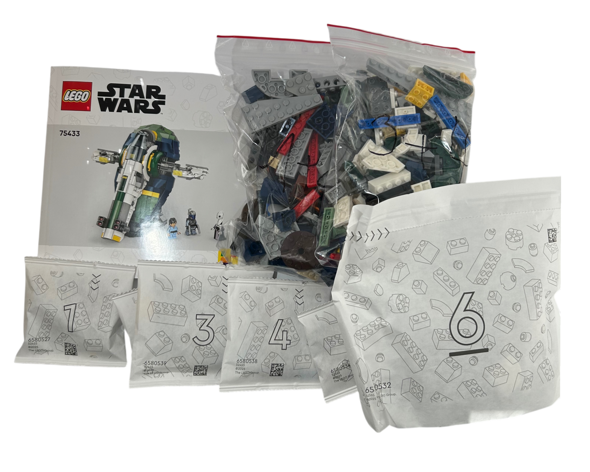 Jango Fett’s Starship 75433 LEGO Star Wars Set Vorderansicht 2