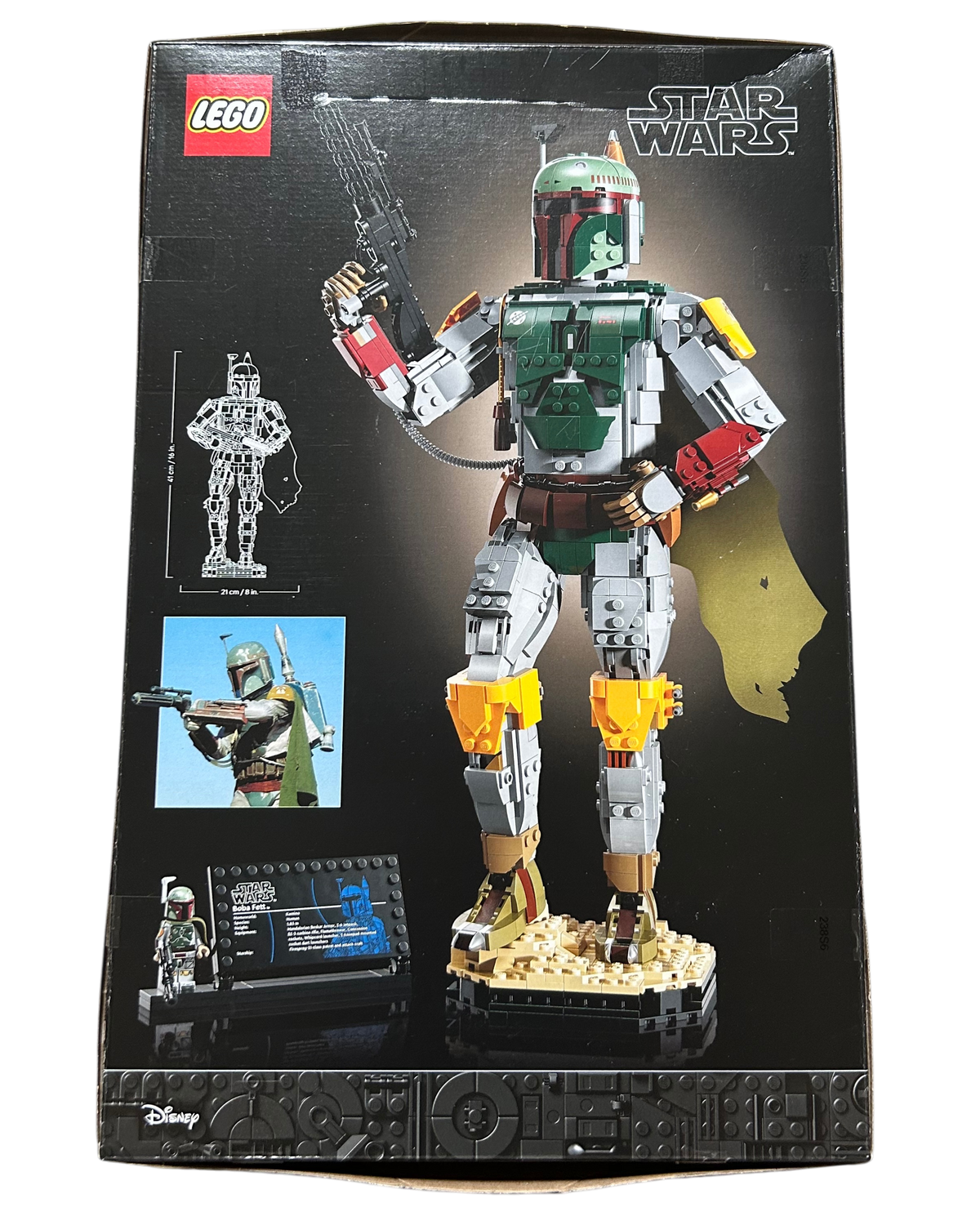 LEGO Star Wars Boba Fett 75455 ohne Minifigur, Rückansicht brick2d2