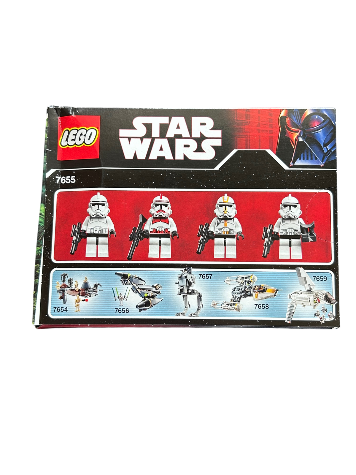 Clone Troopers Battle Pack 7655 LEGO Star Wars Rückansicht