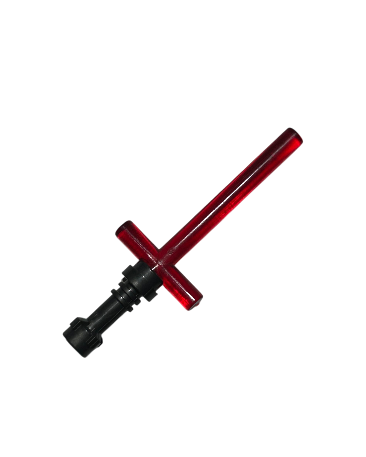 Kylo Rens Lichtschwert LEGO Star Wars Zubehör mit Parierklingen Vorderansicht brick2d2