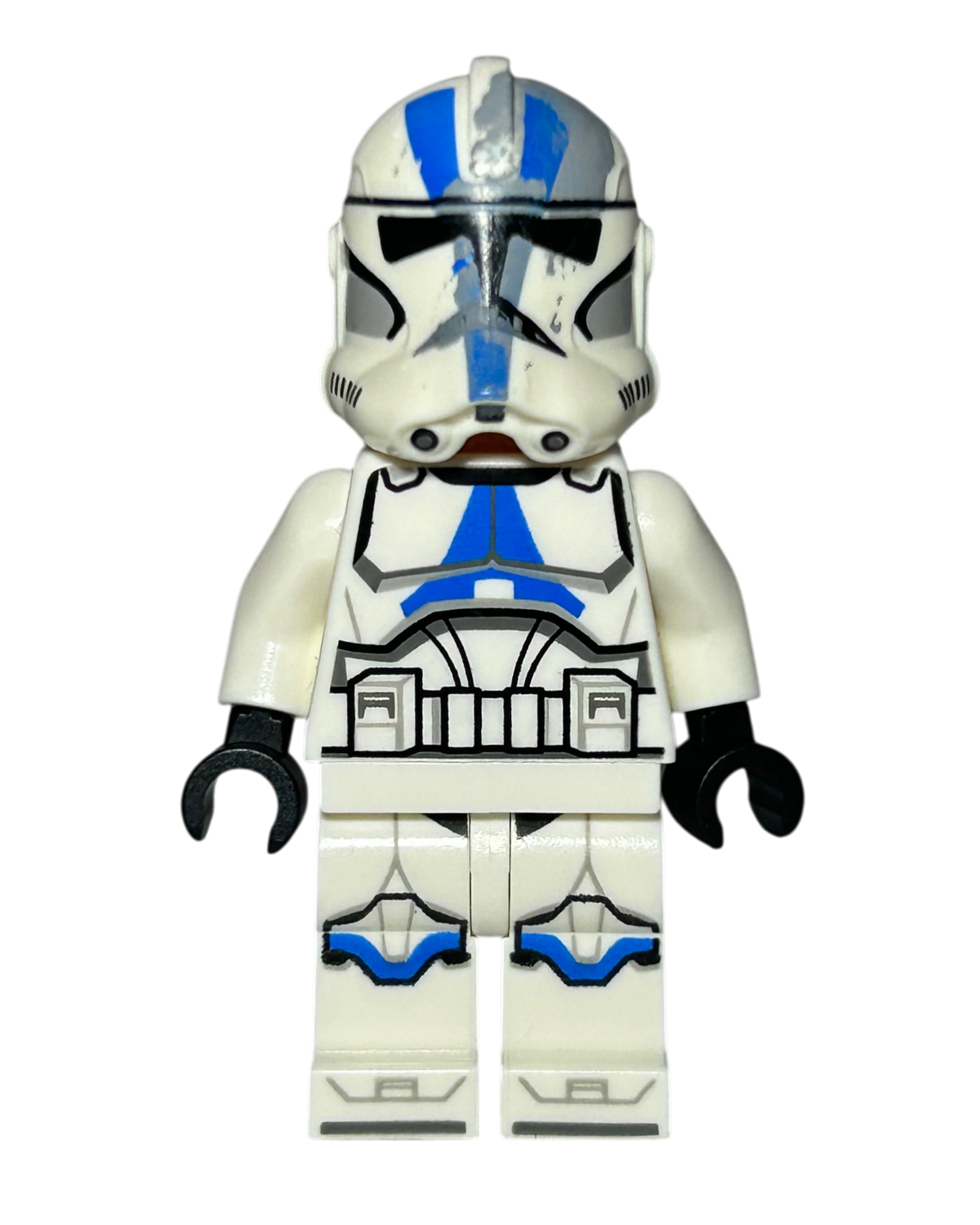 LEGO Star Wars Minifigur 501st Clone Trooper Missprint SW1094 Vorderansicht – Brick2D2