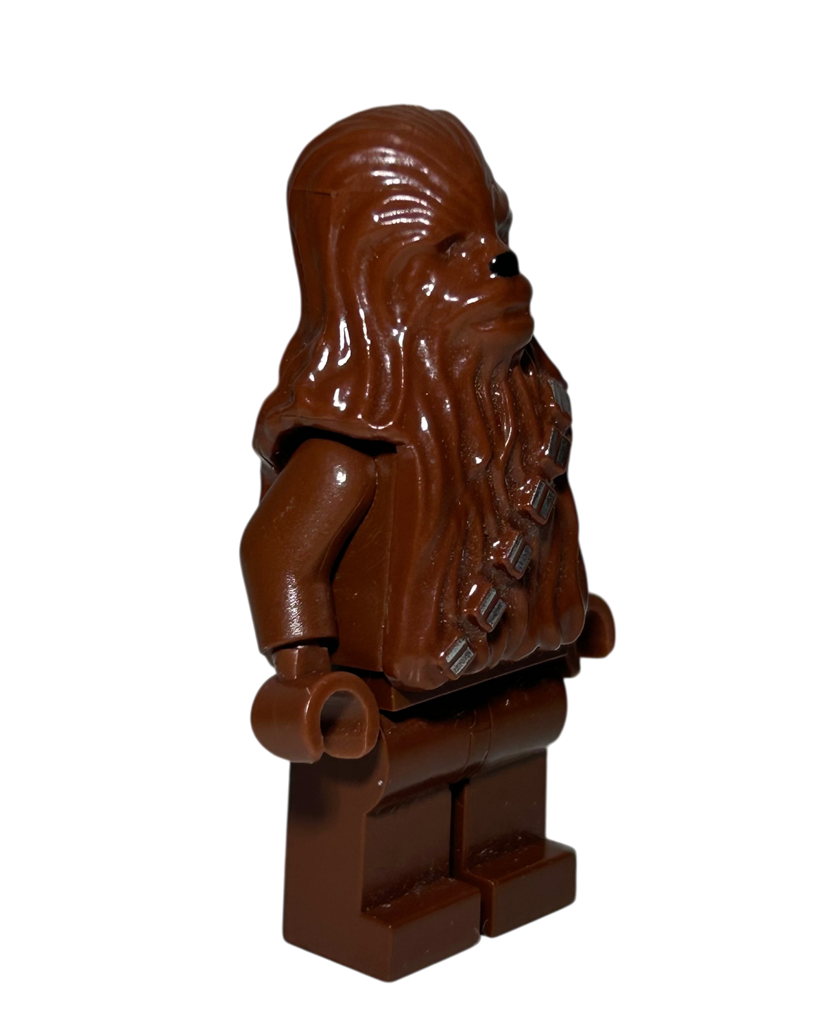 Klassischer Chewbacca SW0011a LEGO Star Wars Minifigur Seitenansicht links brick2d2