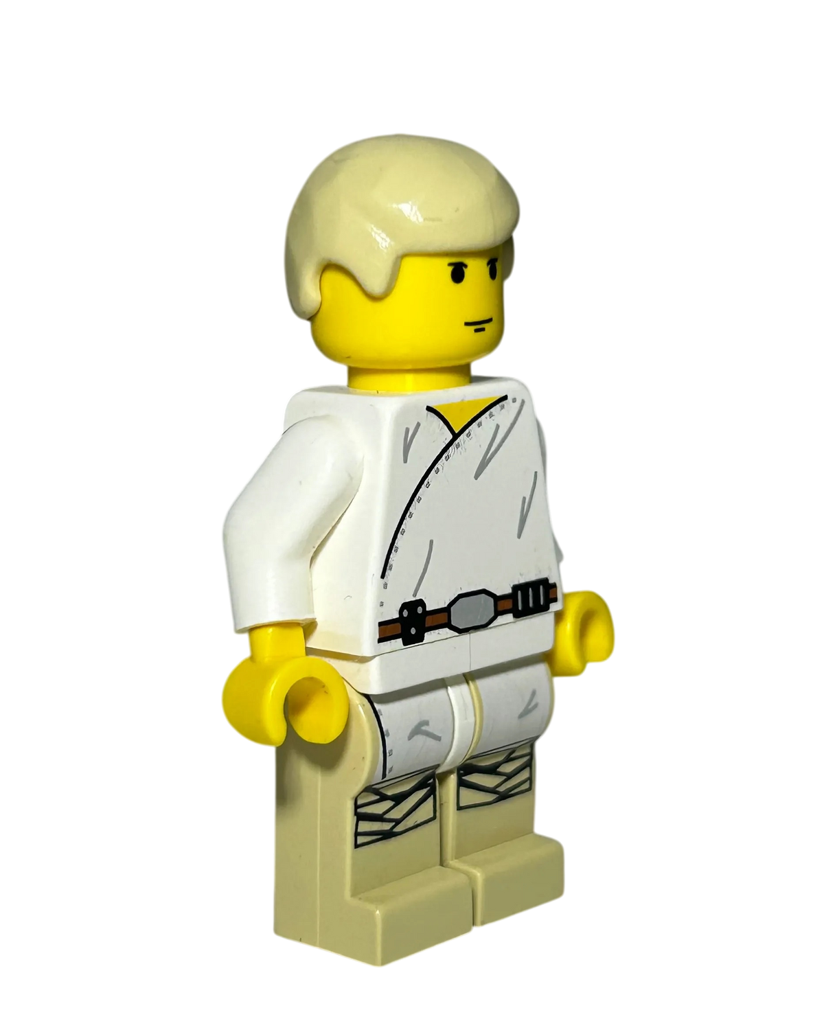 Luke Skywalker SW0021 LEGO Star Wars Minifigur Tatooine 1999 Seitenansicht links brick2d2