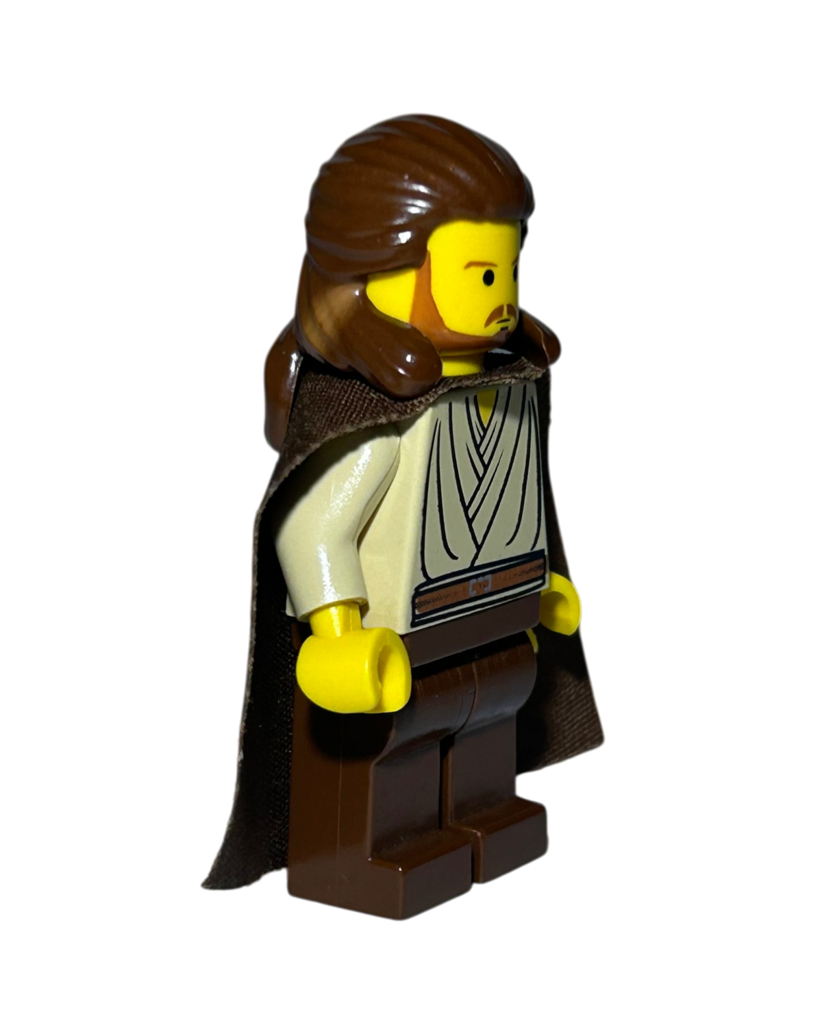 Qui-Gon Jinn SW0027 LEGO Star Wars Minifigur Seitenansicht