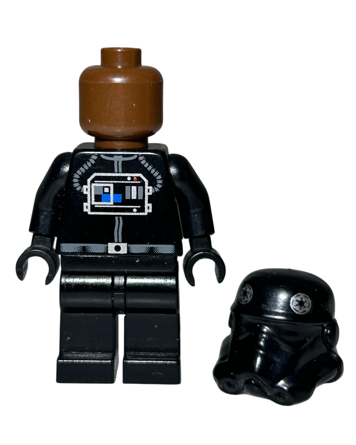 Imperial Tie Fighter Pilot 2001 SW0035 LEGO Star Wars Minifigur Detailansicht brick2d2