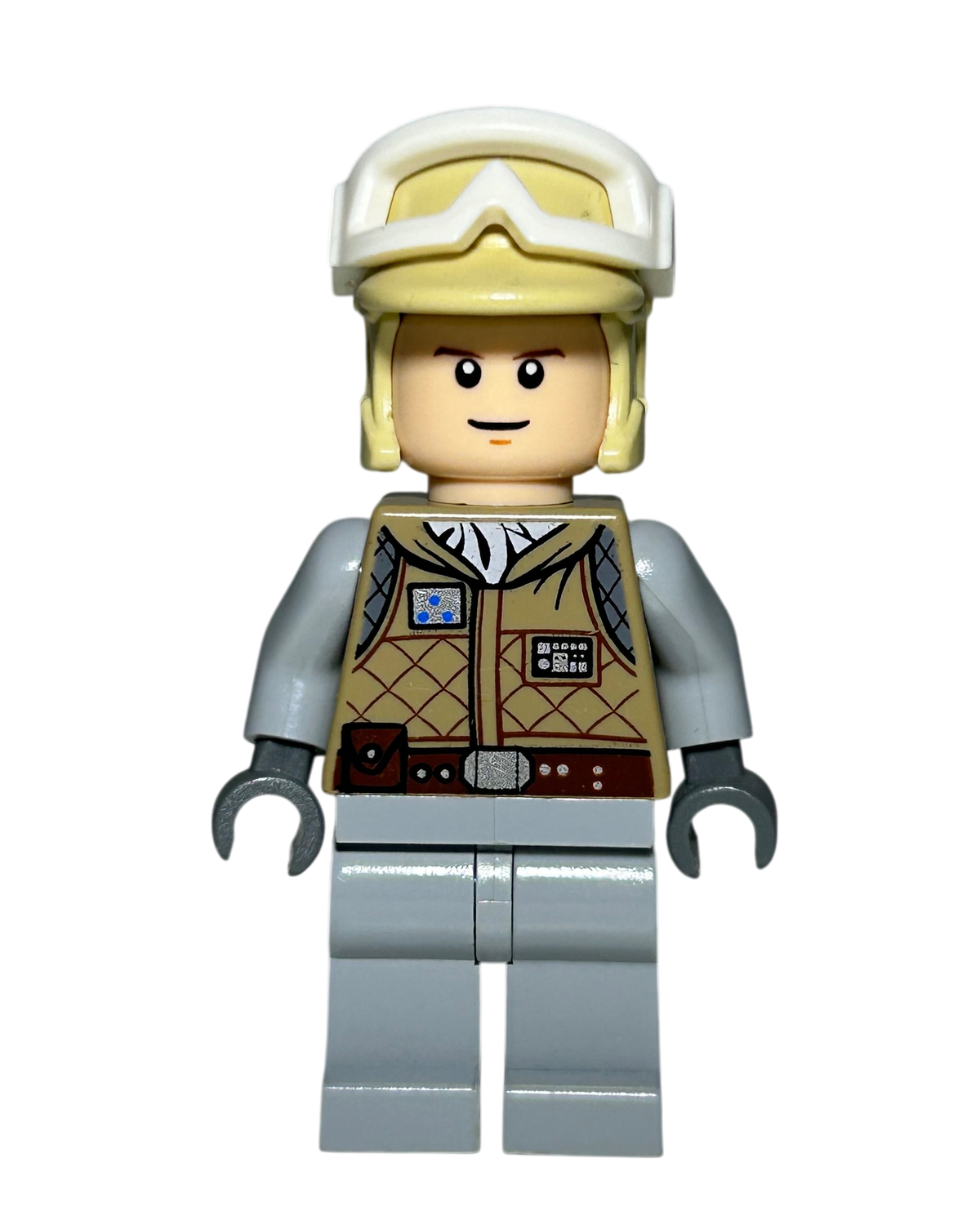 Luke Skywalker Hoth Outfit SW0098 LEGO Star Wars Minifigur Vorderansicht brick2d2
