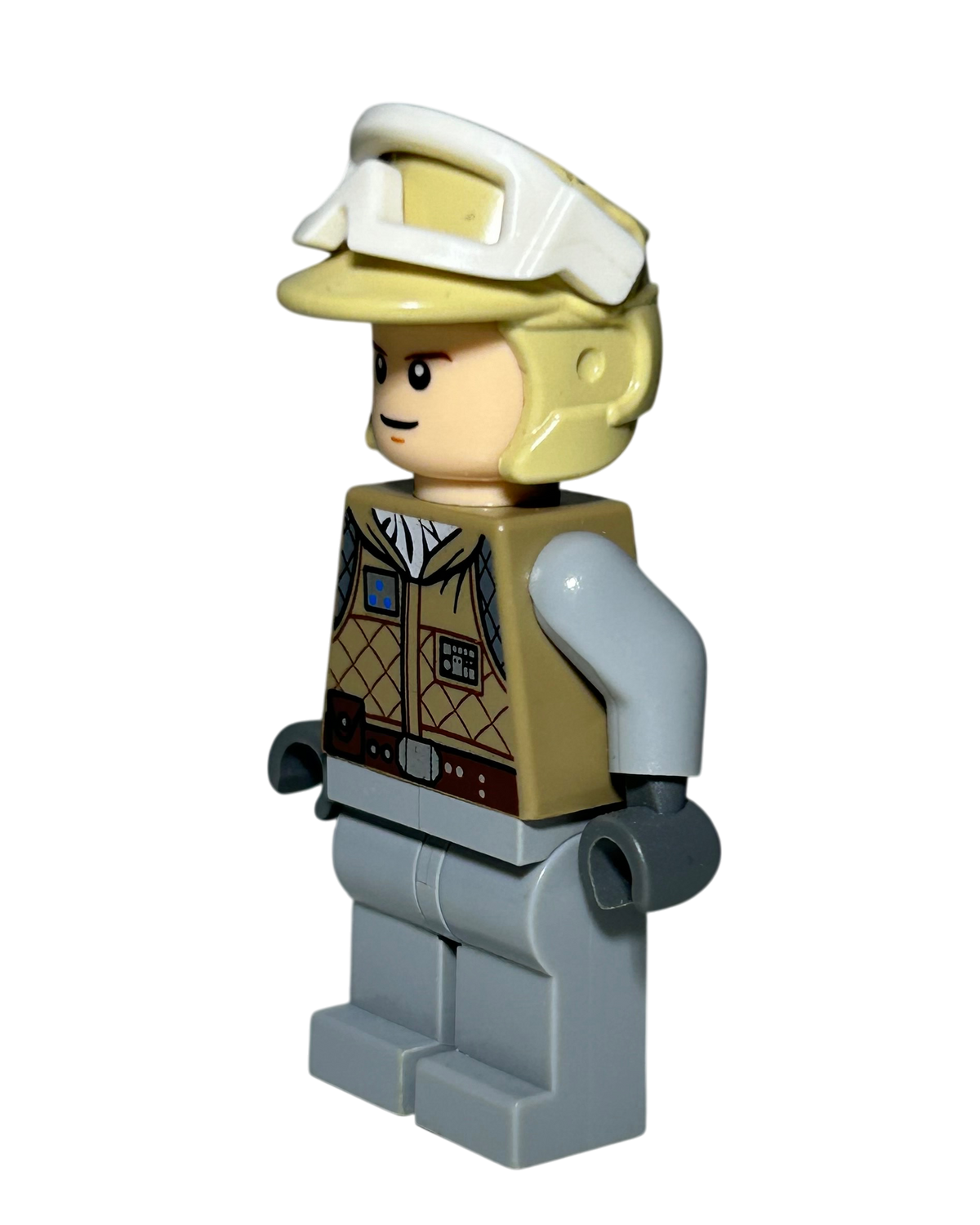 Luke Skywalker Hoth Outfit SW0098 LEGO Star Wars Minifigur Seitenansicht rechts brick2d2