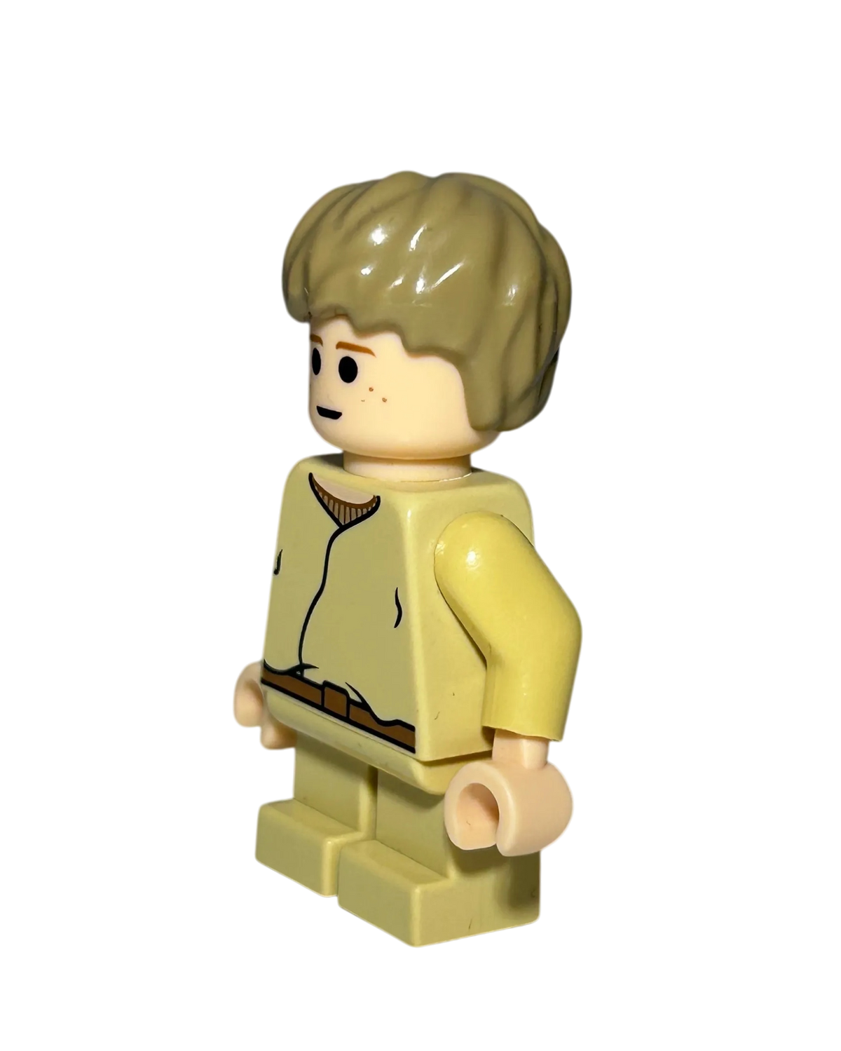Anakin Skywalker SW0159 LEGO Star Wars Minifigur als Kind Seitenansicht rechts brick2d2