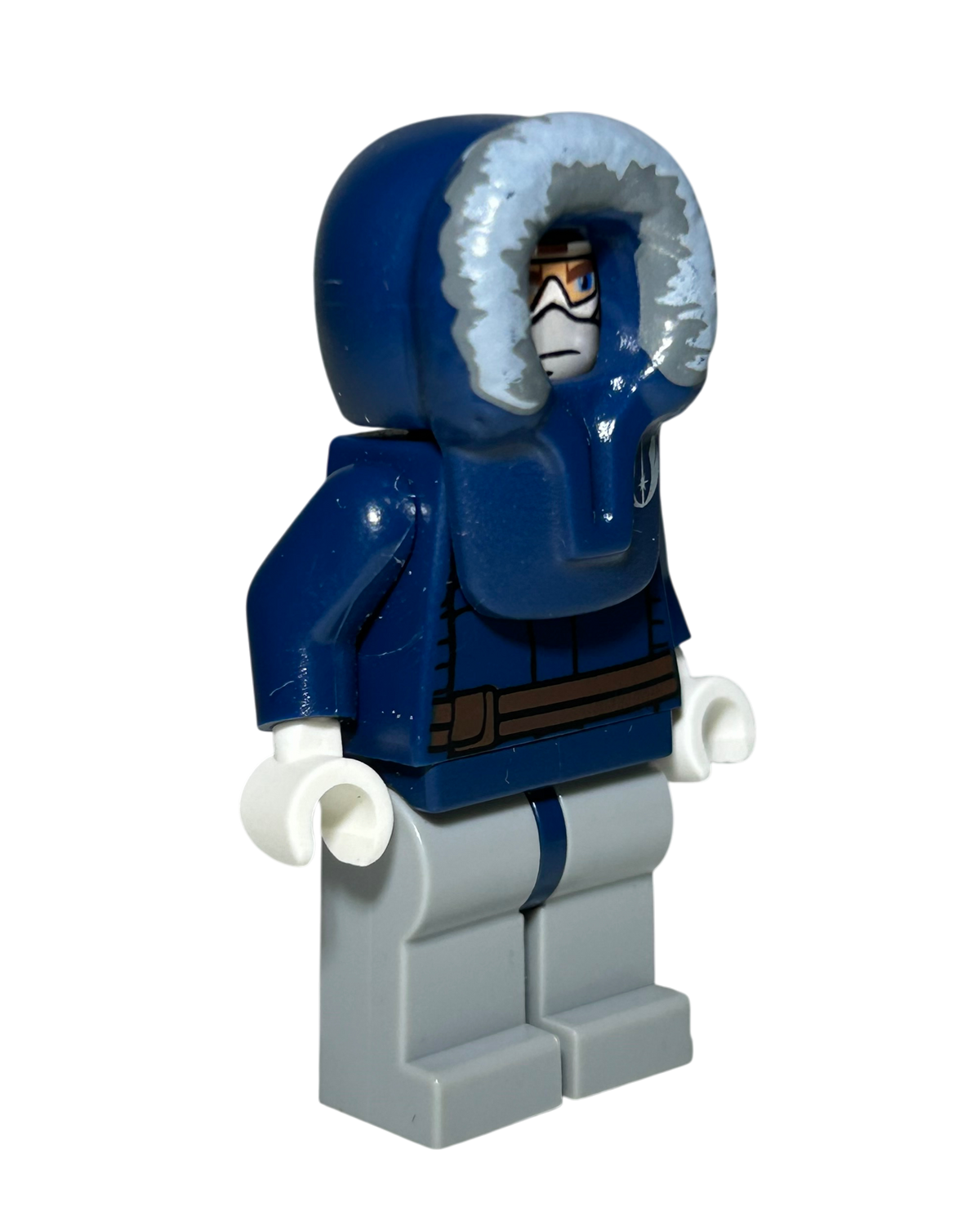 Anakin Skywalker Parka SW0263 LEGO Star Wars Minifigur Seitenansicht links brick2d2