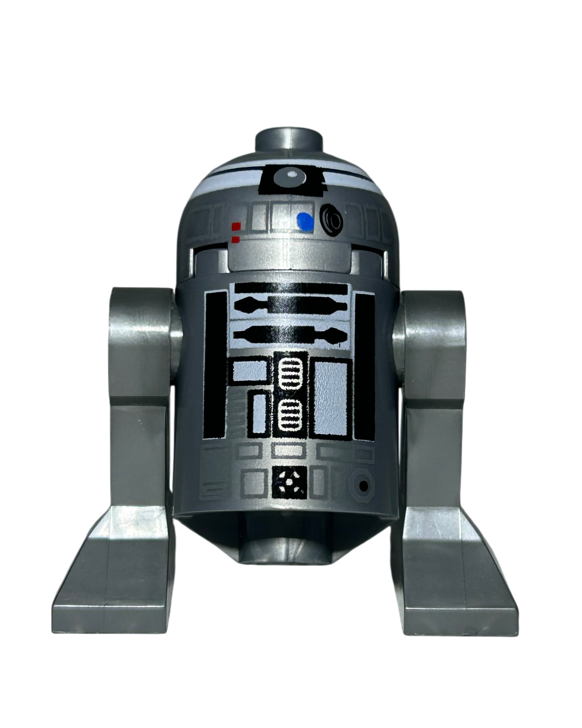 Astromech Droide R2 Q2 SW0303 LEGO Star Wars Minifigur Vorderansicht brick2d2