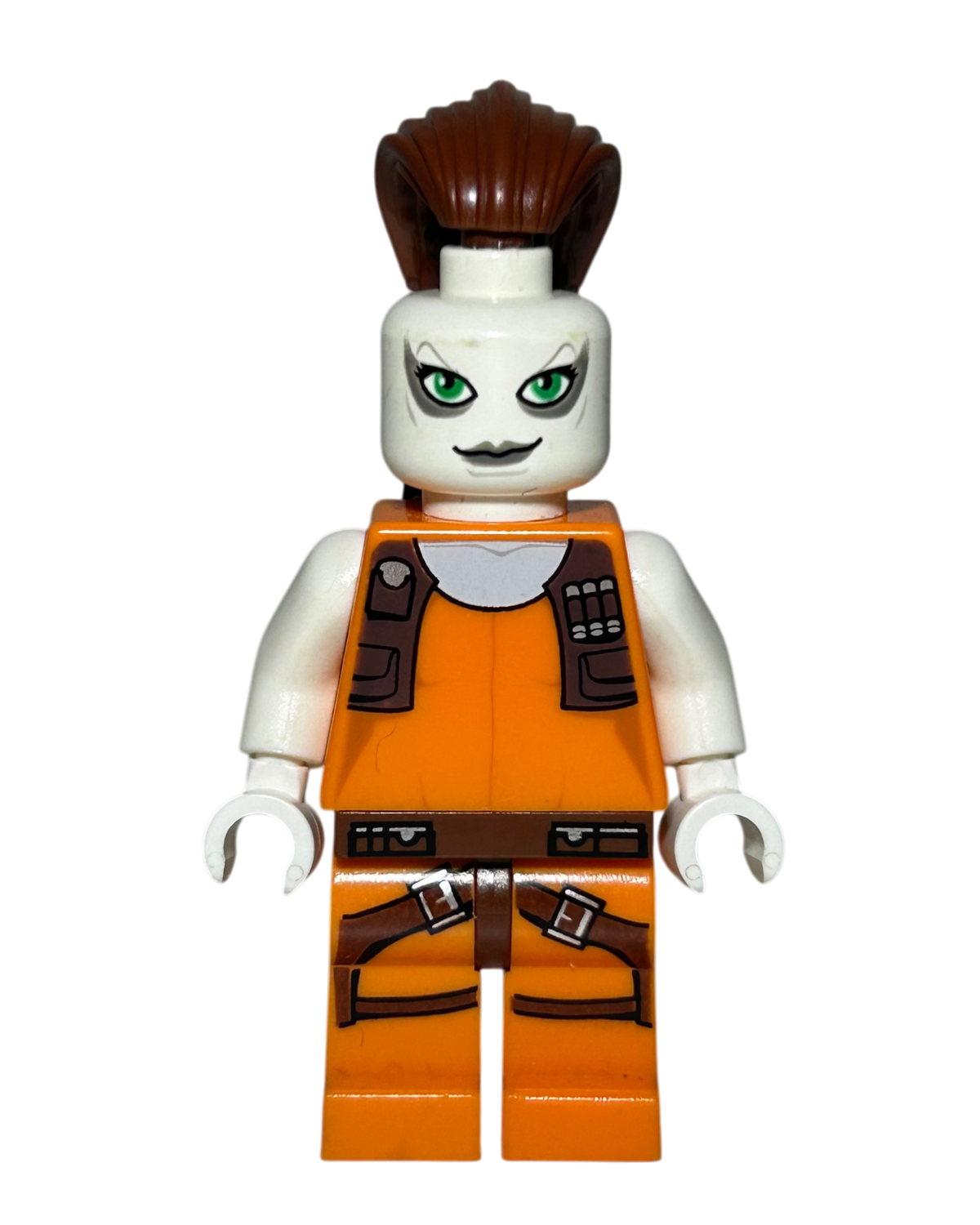 Aurra Sing SW0306 LEGO Star Wars Minifigur Vorderansicht brick2d2