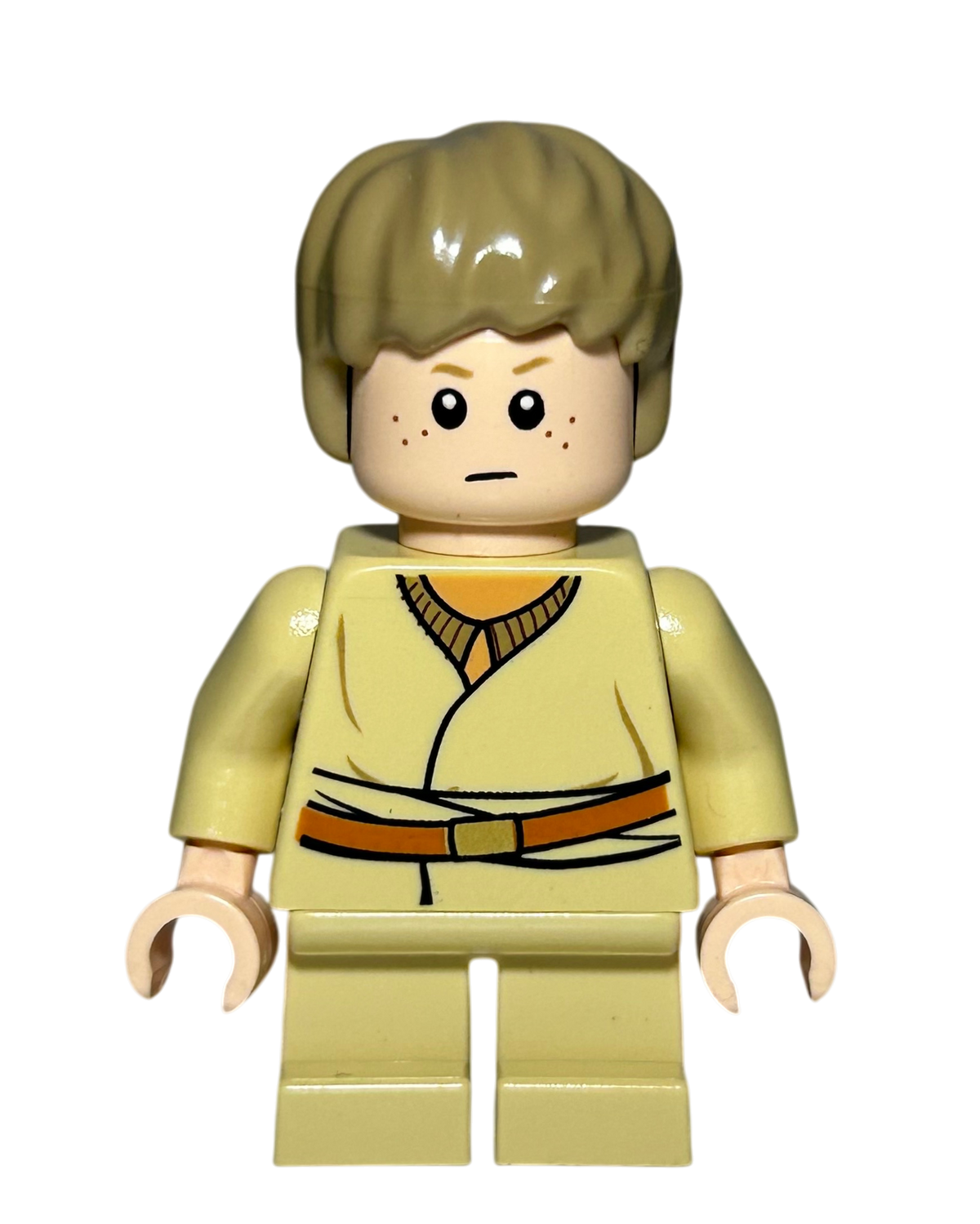 Anakin Skywalker Kind SW0349 LEGO Star Wars Minifigur Vorderansicht brick2d2
