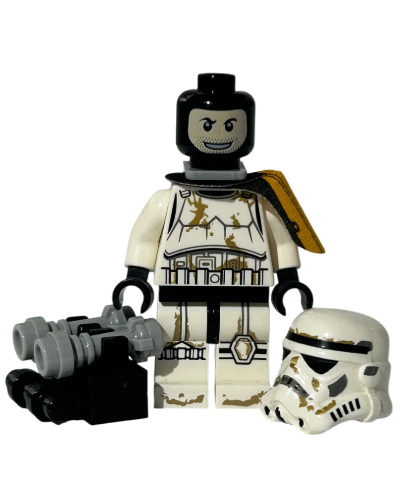 Sandtrooper mit orangem Pauldron SW0364 LEGO Star Wars Minifigur Detailansicht