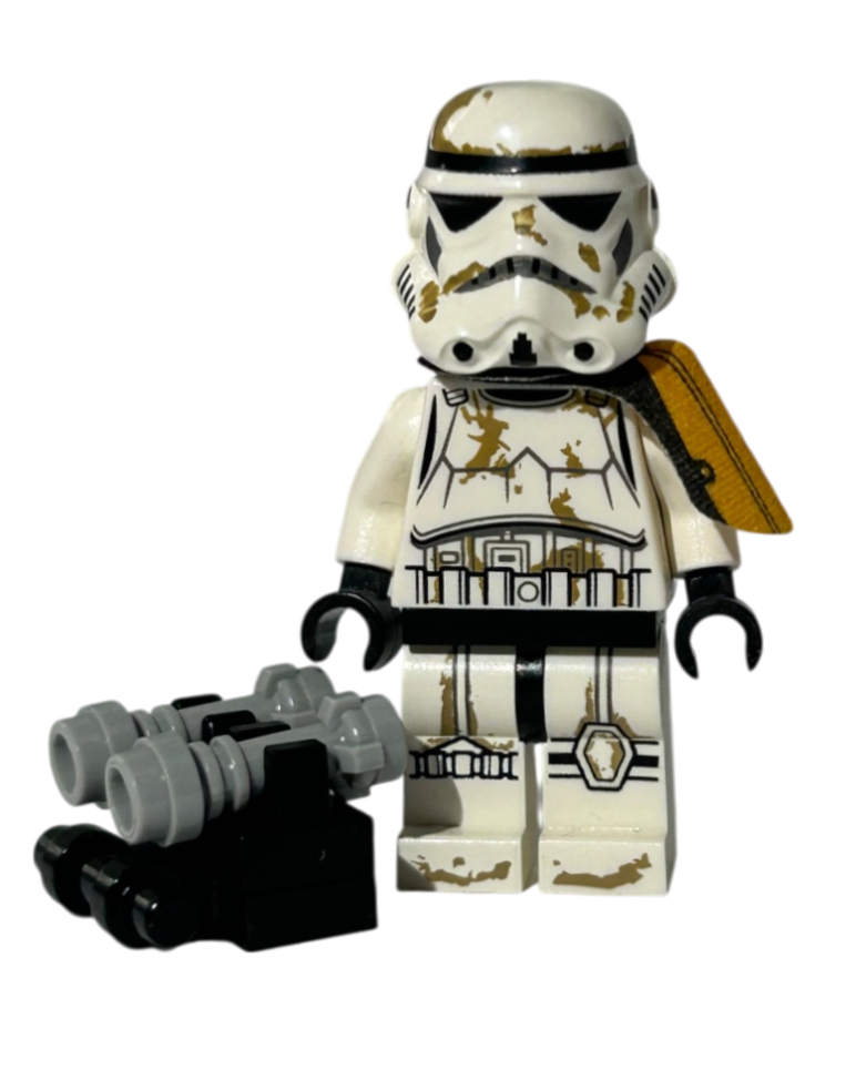 Sandtrooper mit orangem Pauldron SW0364 LEGO Star Wars Minifigur Vorderansicht