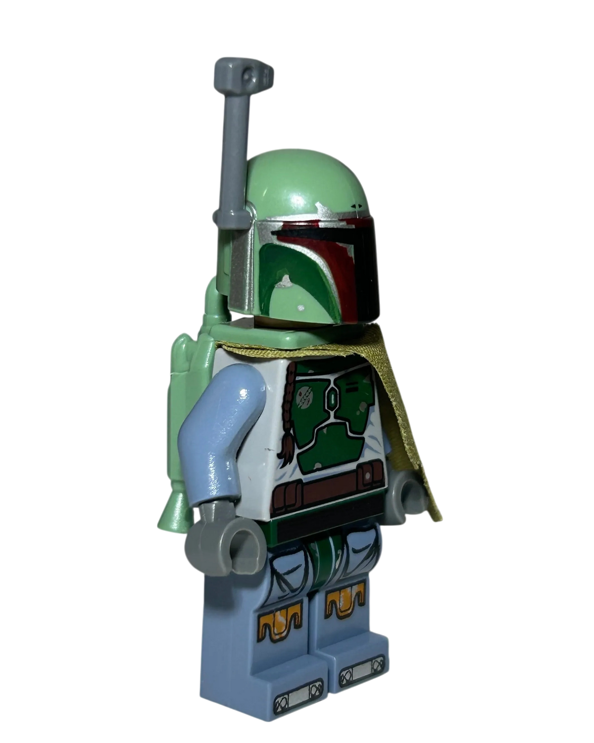 Boba Fett SW0396 LEGO Star Wars Minifigur 2012 Seitenansicht links brick2d2
