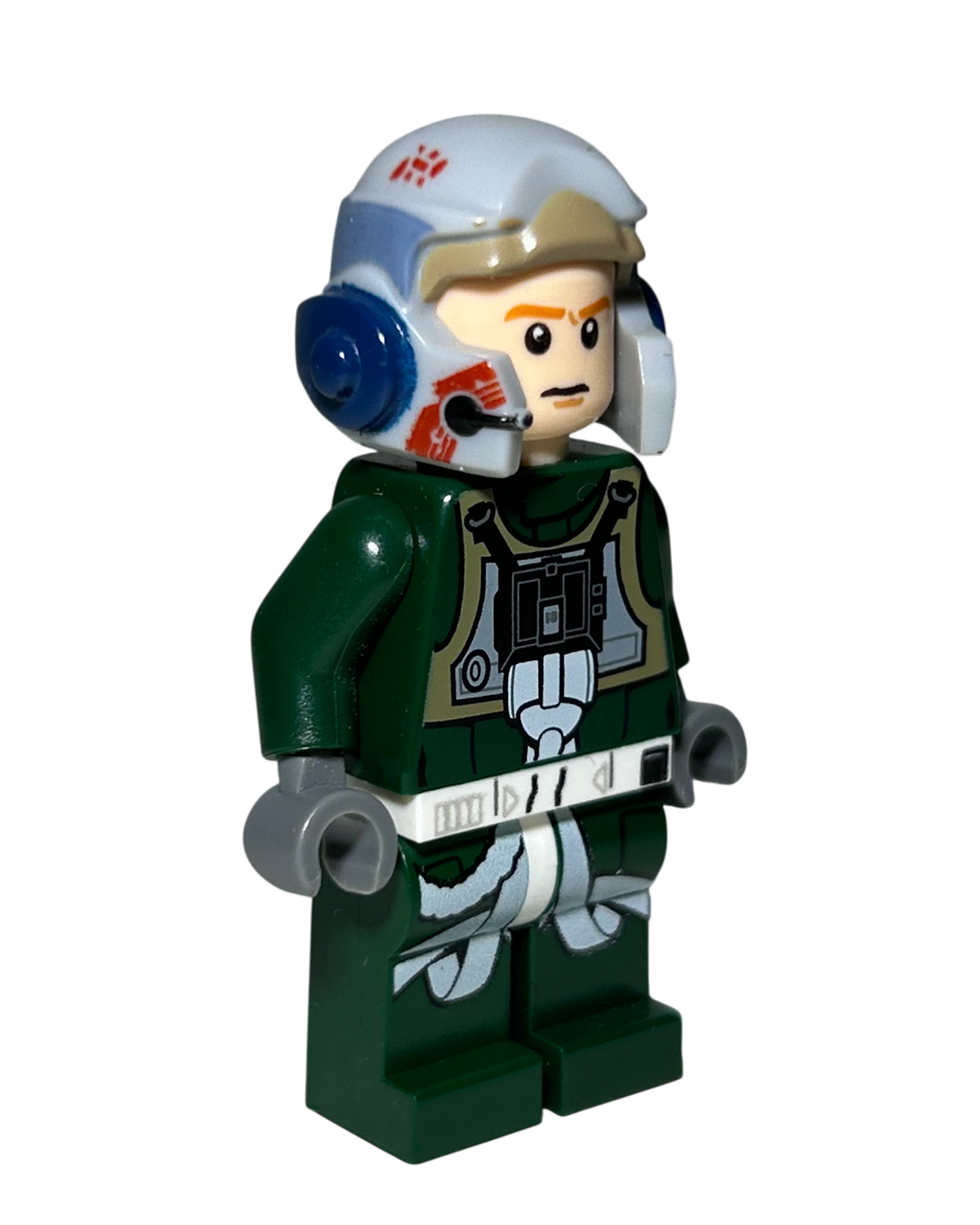 A Wing Pilot SW0437 LEGO Star Wars Minifigur Seitenansicht links brick2d2