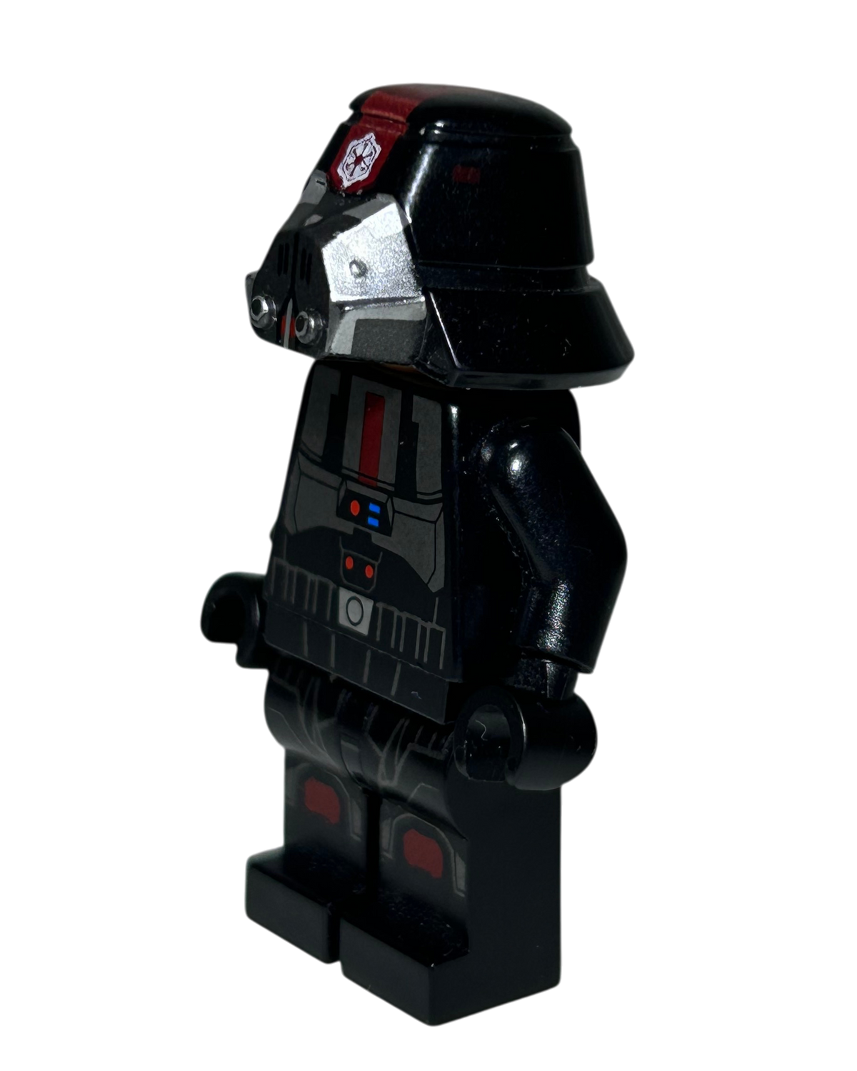 Sith Trooper Schwarze Rüstung SW0443 LEGO Star Wars Minifigur Seitenansicht rechts brick2d2