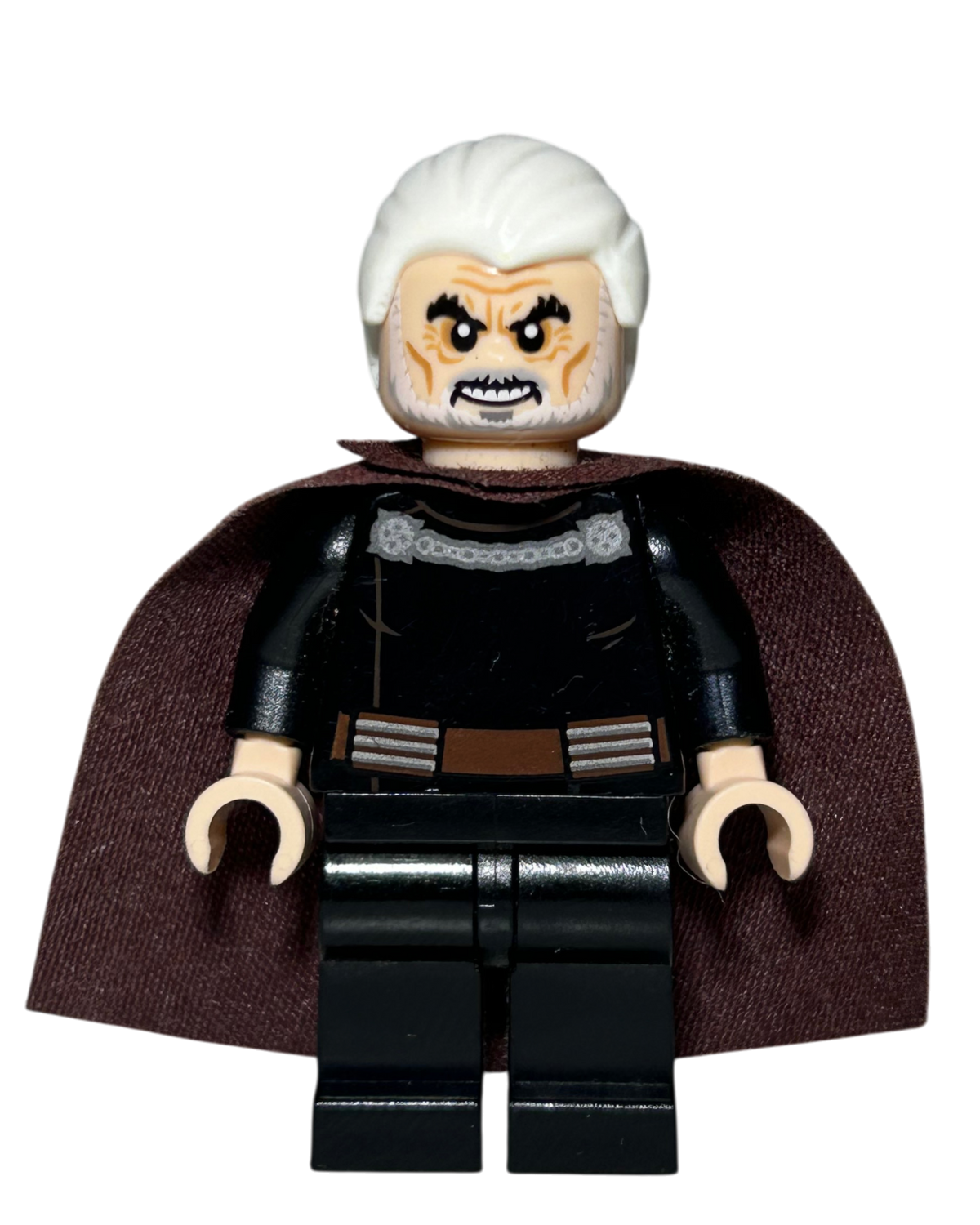 Count Dooku SW0472 LEGO Star Wars Minifigur Detailansicht brick2d2