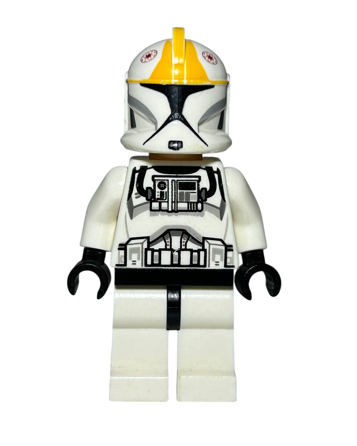 Clone Trooper Pilot Phase 1 SW0491 LEGO Star Wars Minifigur Vorderansicht brick2d2