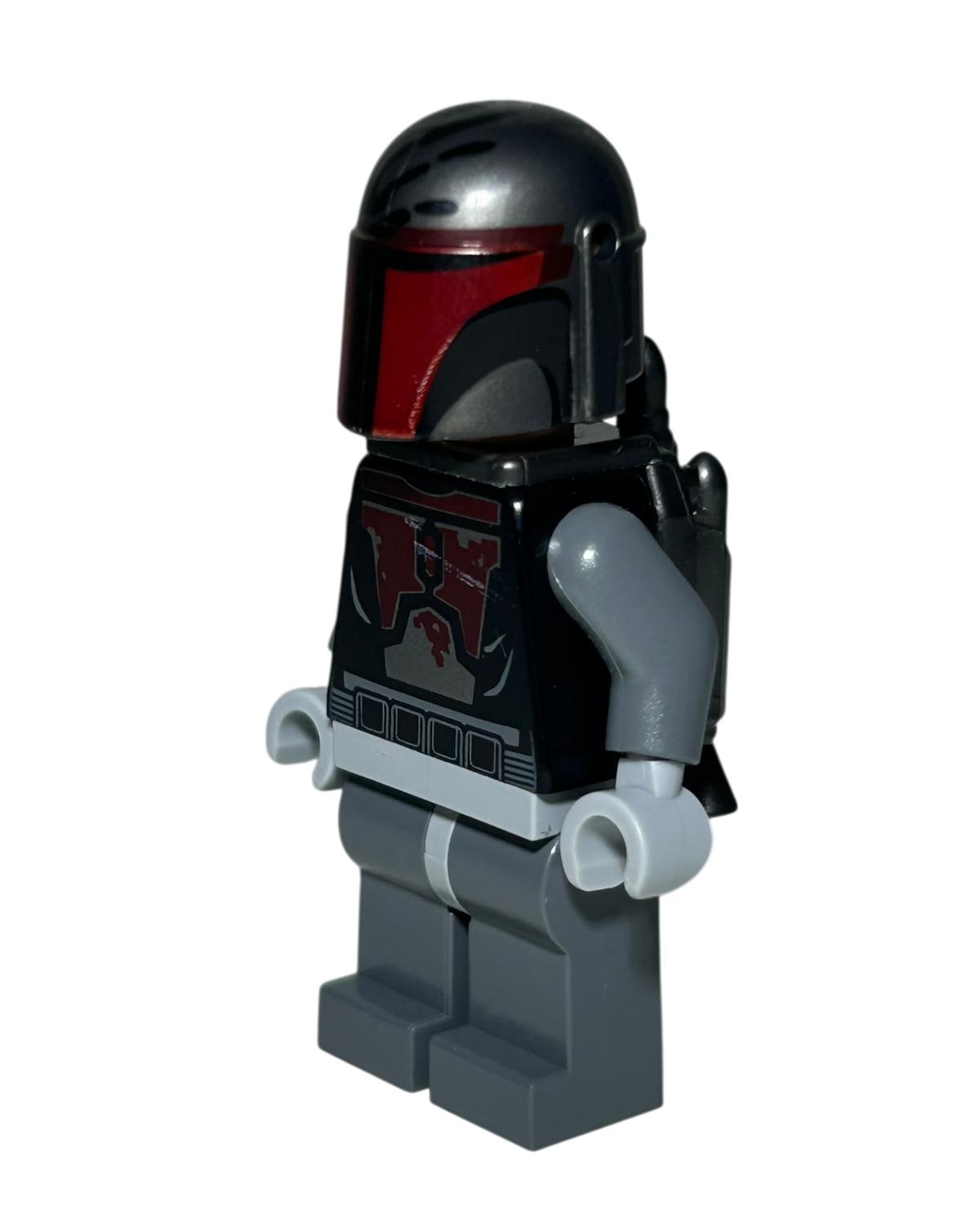 Mandalorian Super Commando SW0494 LEGO Star Wars Minifigur Seitenansicht rechts brick2d2