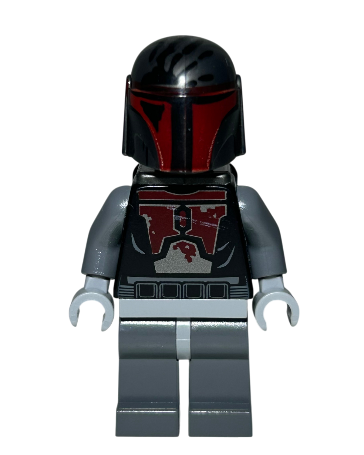 Mandalorian Super Commando SW0494 LEGO Star Wars Minifigur Vorderansicht brick2d2