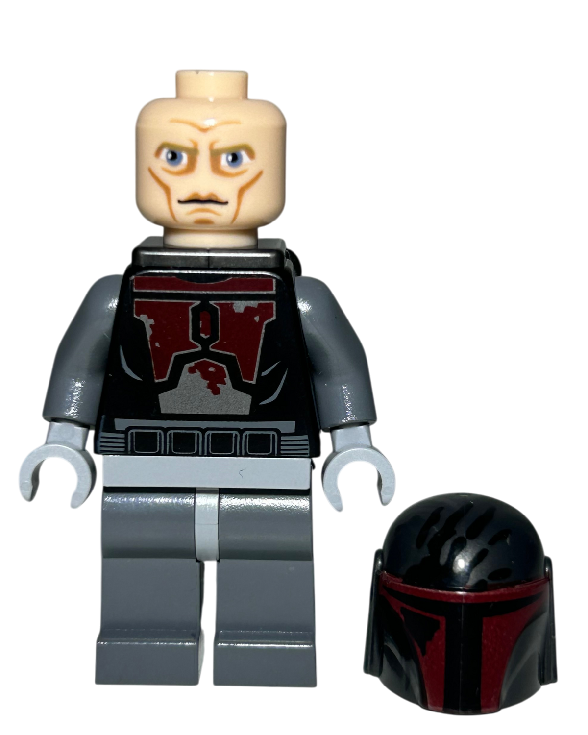 Mandalorian Super Commando SW0495 LEGO Star Wars Minifigur Detailansicht brick2d2