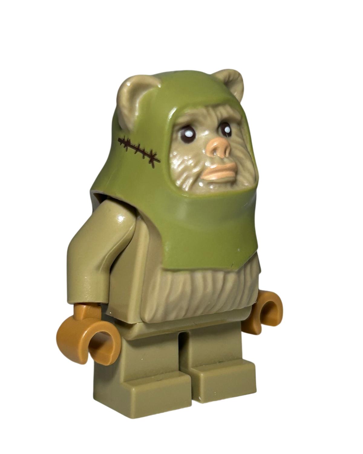 Lego Star Wars Minifigur Ewok Warrior SW0508 Seitenansicht rechts brick2d2