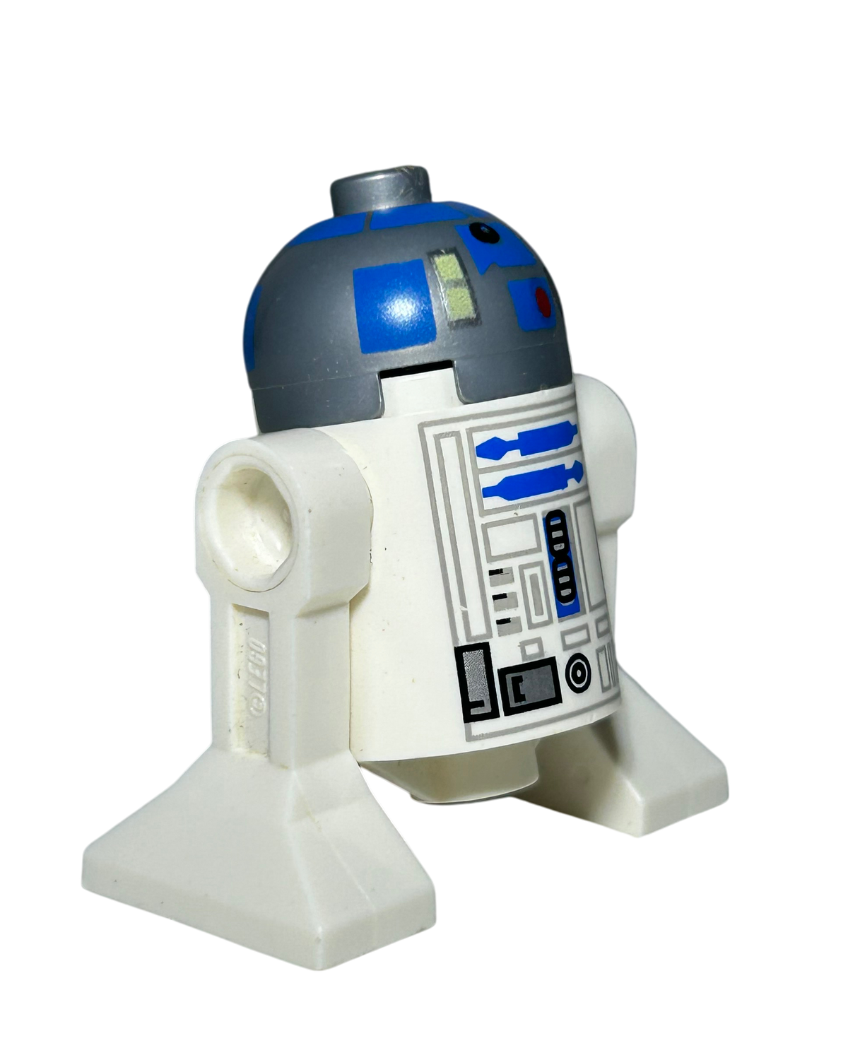 R2-D2 Metallic SW0512 LEGO Star Wars Minifigur Seitenansicht links brick2d2