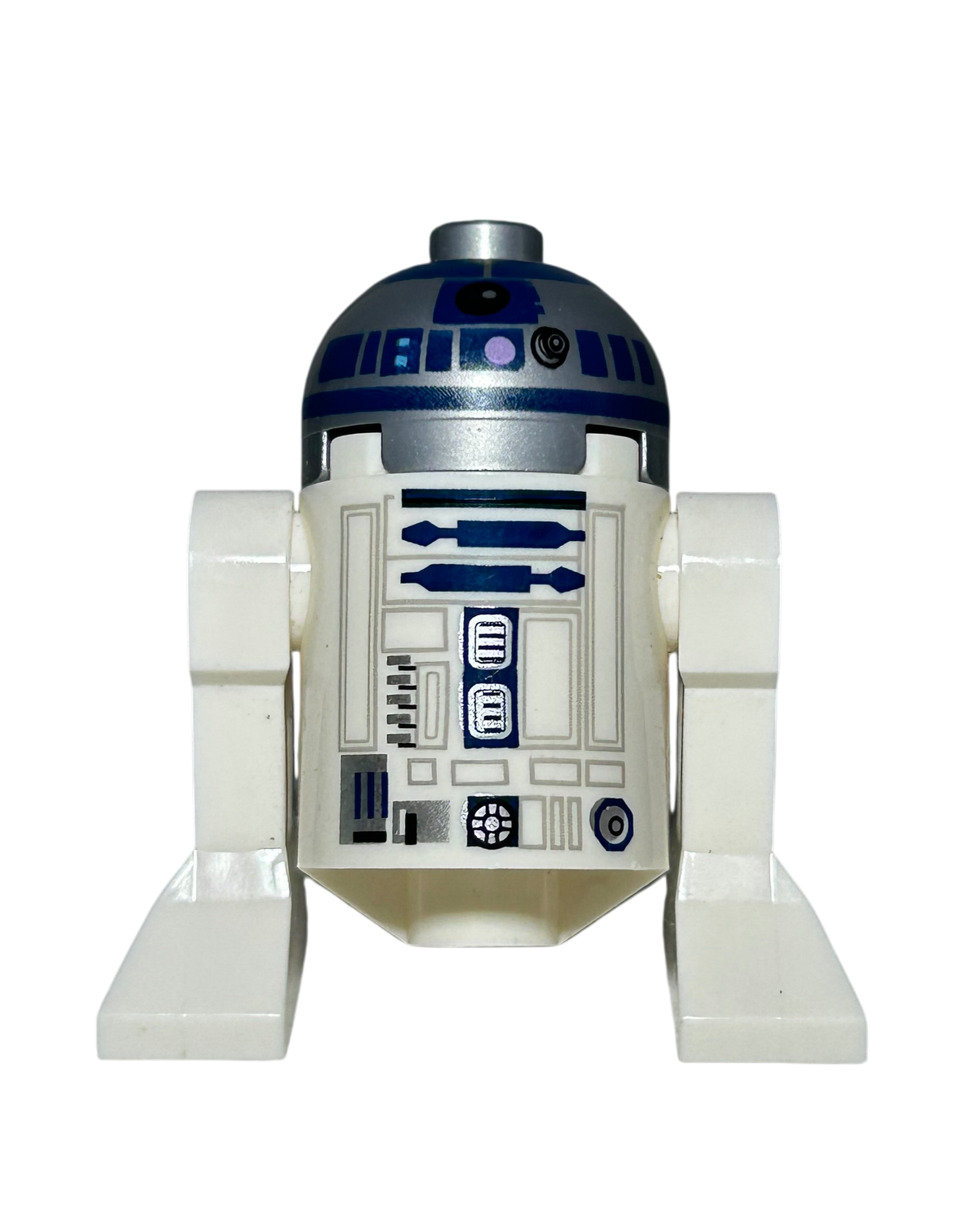 R2 D2 SW0527a LEGO Star Wars Minifigur Vorderansicht brick2d2