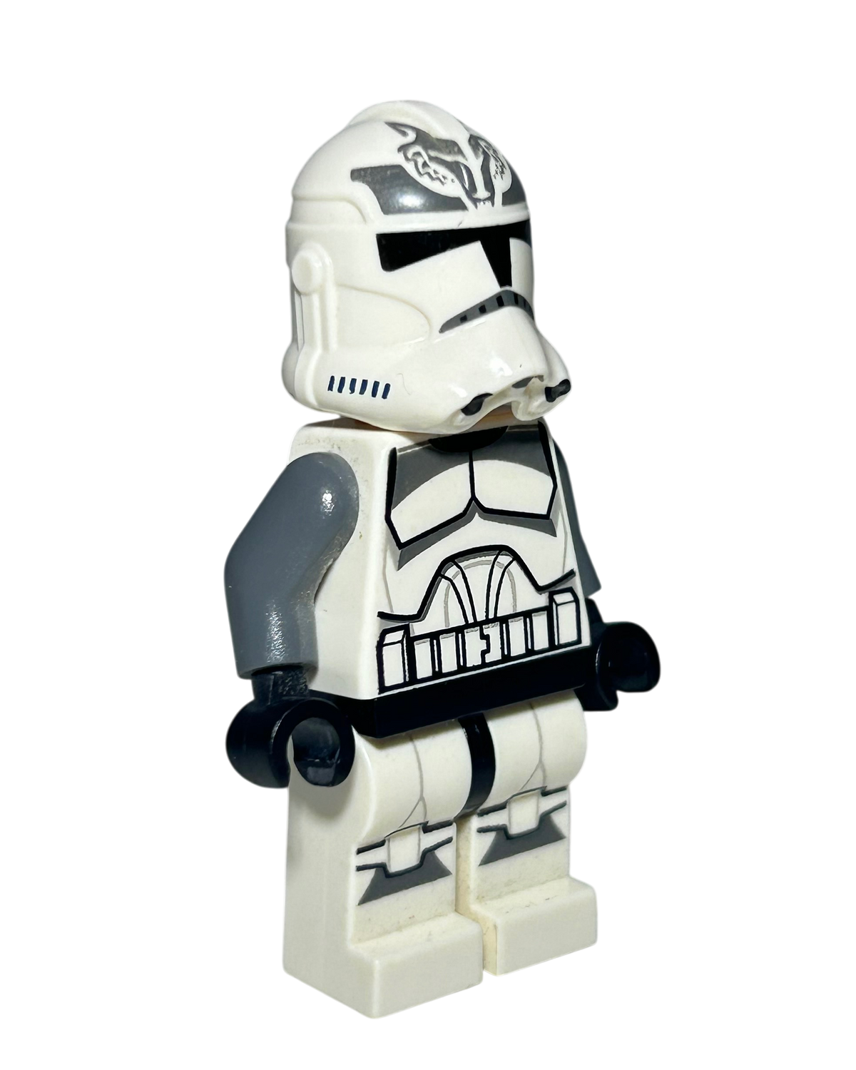 Wolfpack Clone Trooper SW0537 LEGO Star Wars Minifigur Phase 2 Seitenansicht links brick2d2