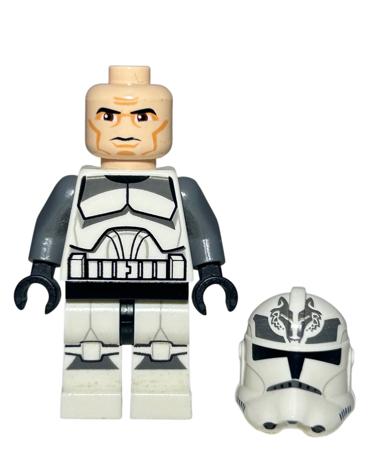 Wolfpack Clone Trooper SW0537 LEGO Star Wars Minifigur Phase 2 Detailansicht brick2d2