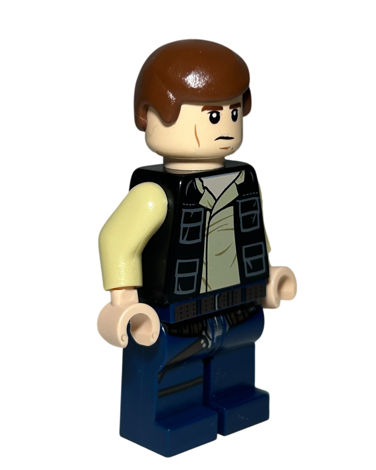 Han Solo 2014 SW0539 LEGO Star Wars Minifigur Seitenansicht links brick2d2