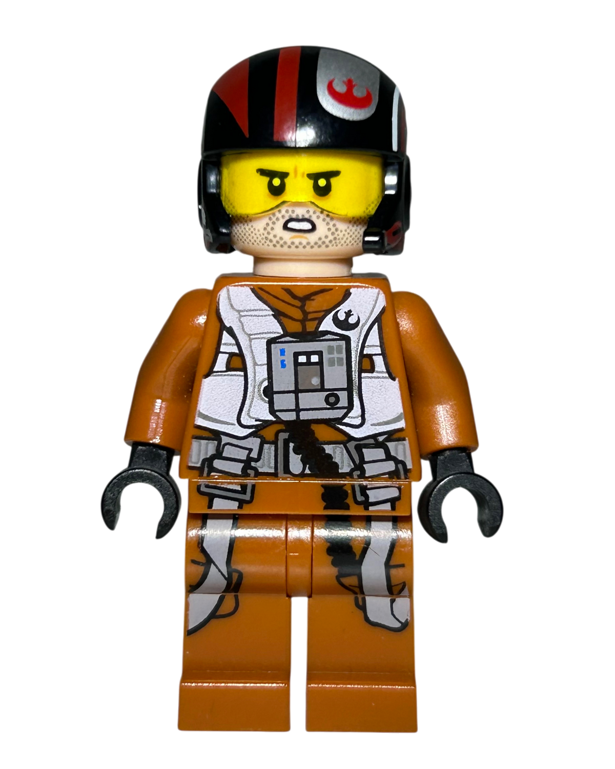 Lego Star Wars Minifigur Poe Dameron SW0658 Detailansicht Brick2d2