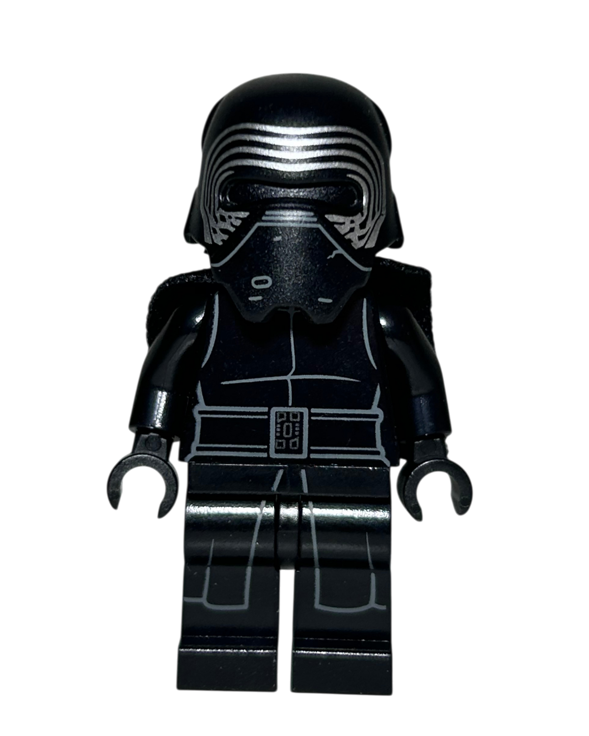 Kylo Ren mit Maske und Umhang SW0663 LEGO Star Wars Minifigur Vorderansicht brick2d2