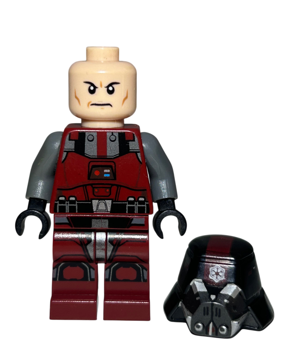 Sith Trooper Rote Rüstung 2013 SW0436 LEGO Star Wars Minifigur Detailansicht brick2d2