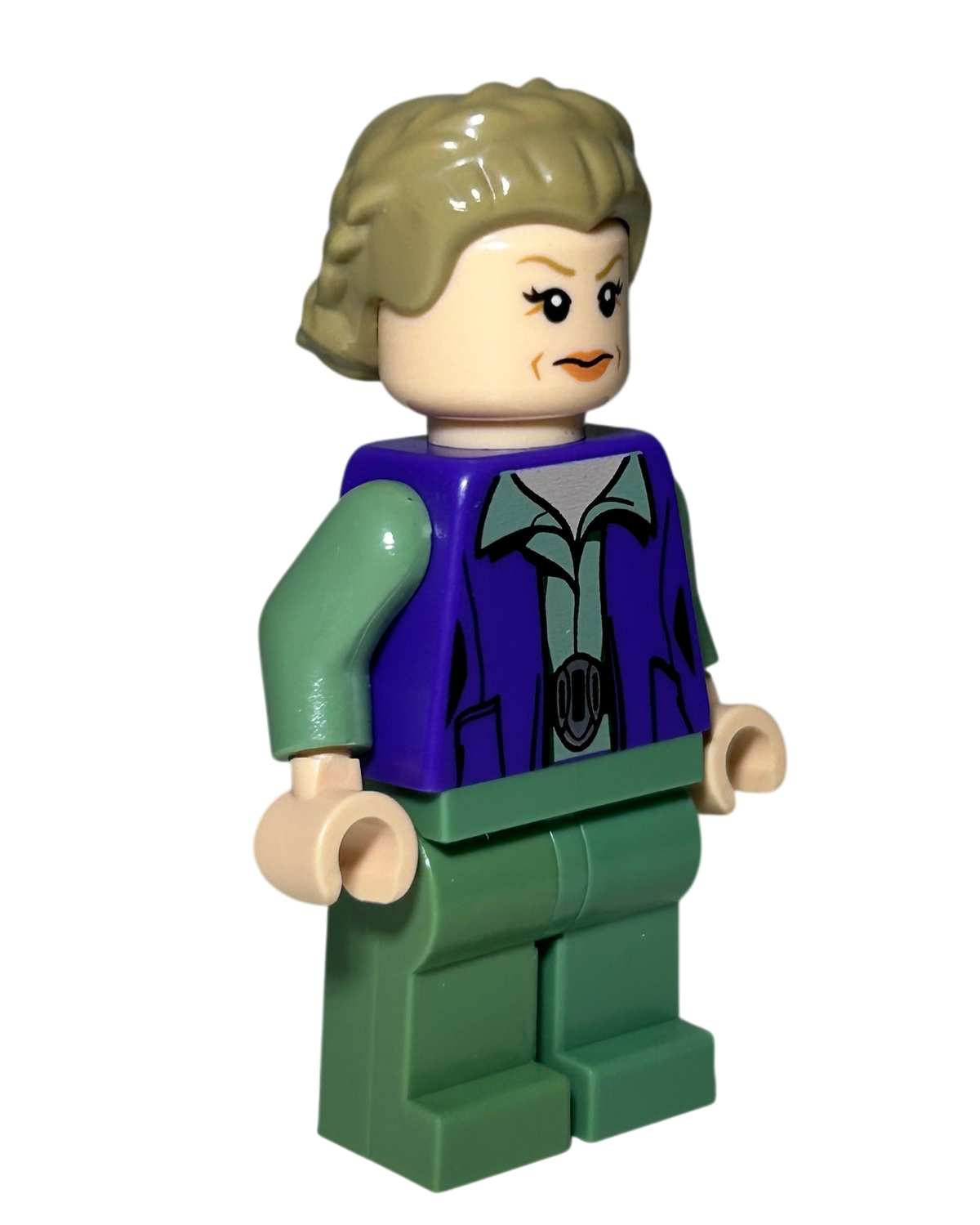 General Leia SW0718 LEGO Star Wars Minifigur Seitenansicht links brick2d2