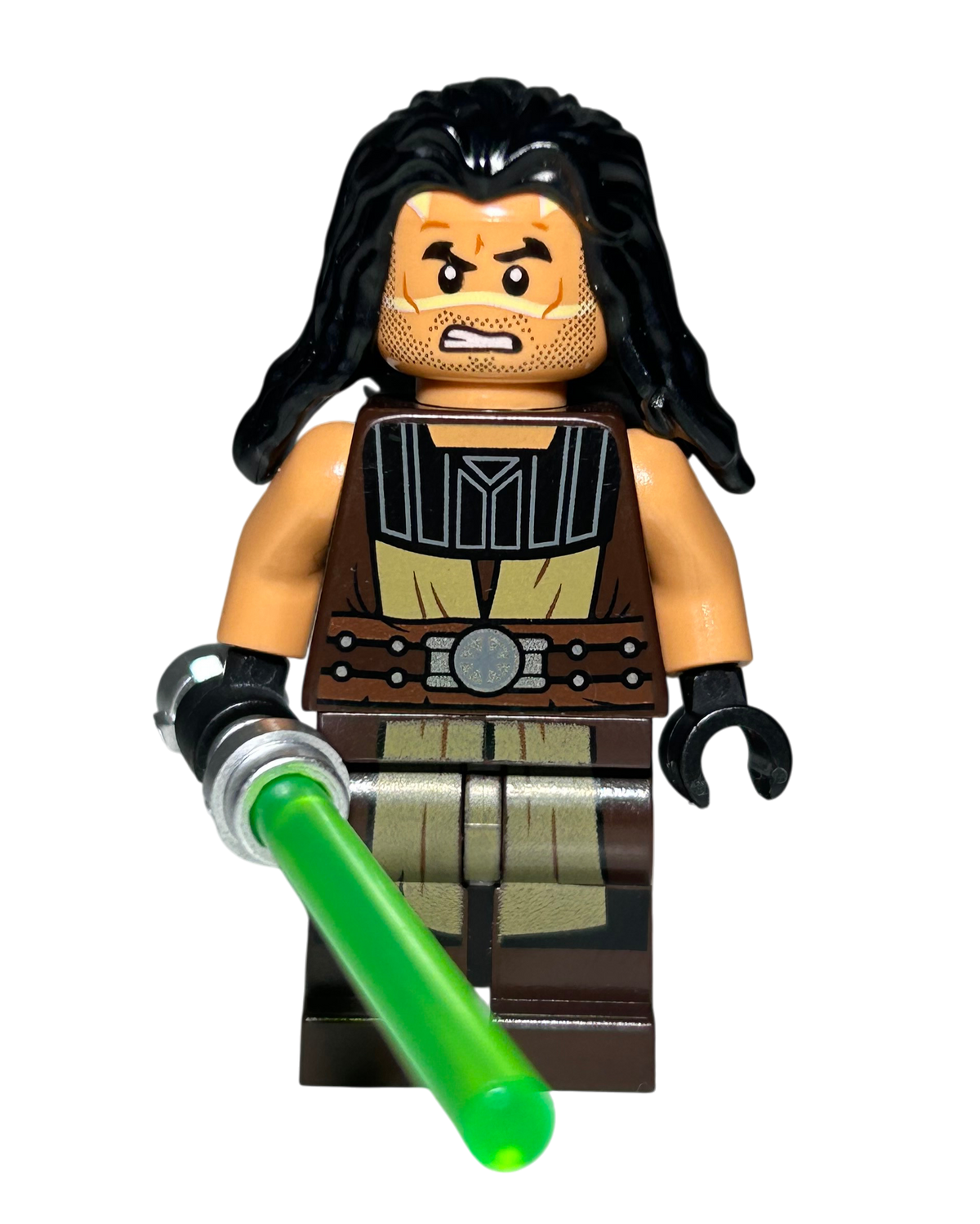 LEGO Star Wars Minifigur Quinlan Vos SW0746 Vorderansicht brick2d2