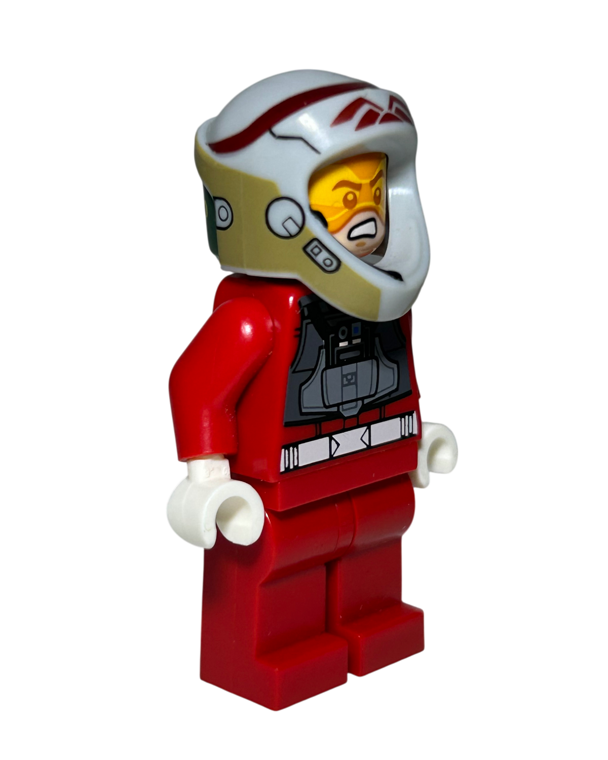 Rebel A-Wing Pilot SW0757 LEGO Star Wars Minifigur Seitenansicht links brick2d2
