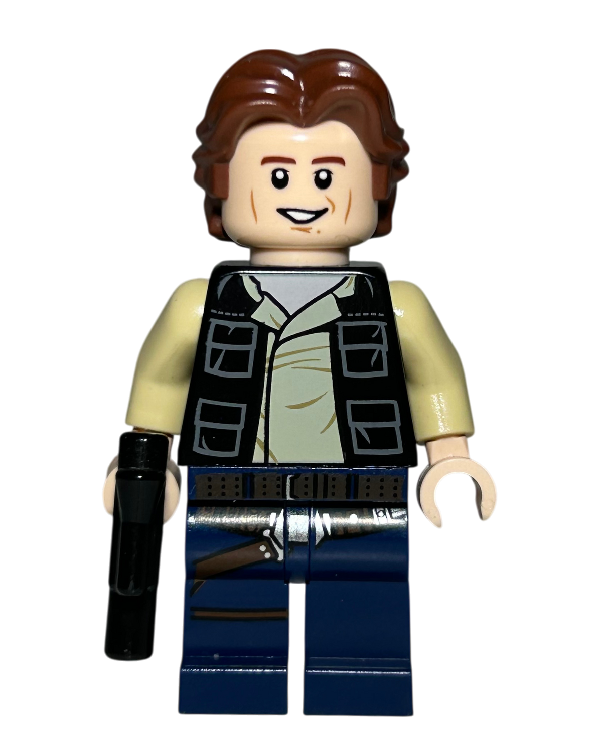 Han Solo SW0771 LEGO Star Wars Minifigur Cantina Vorderansicht brick2d2