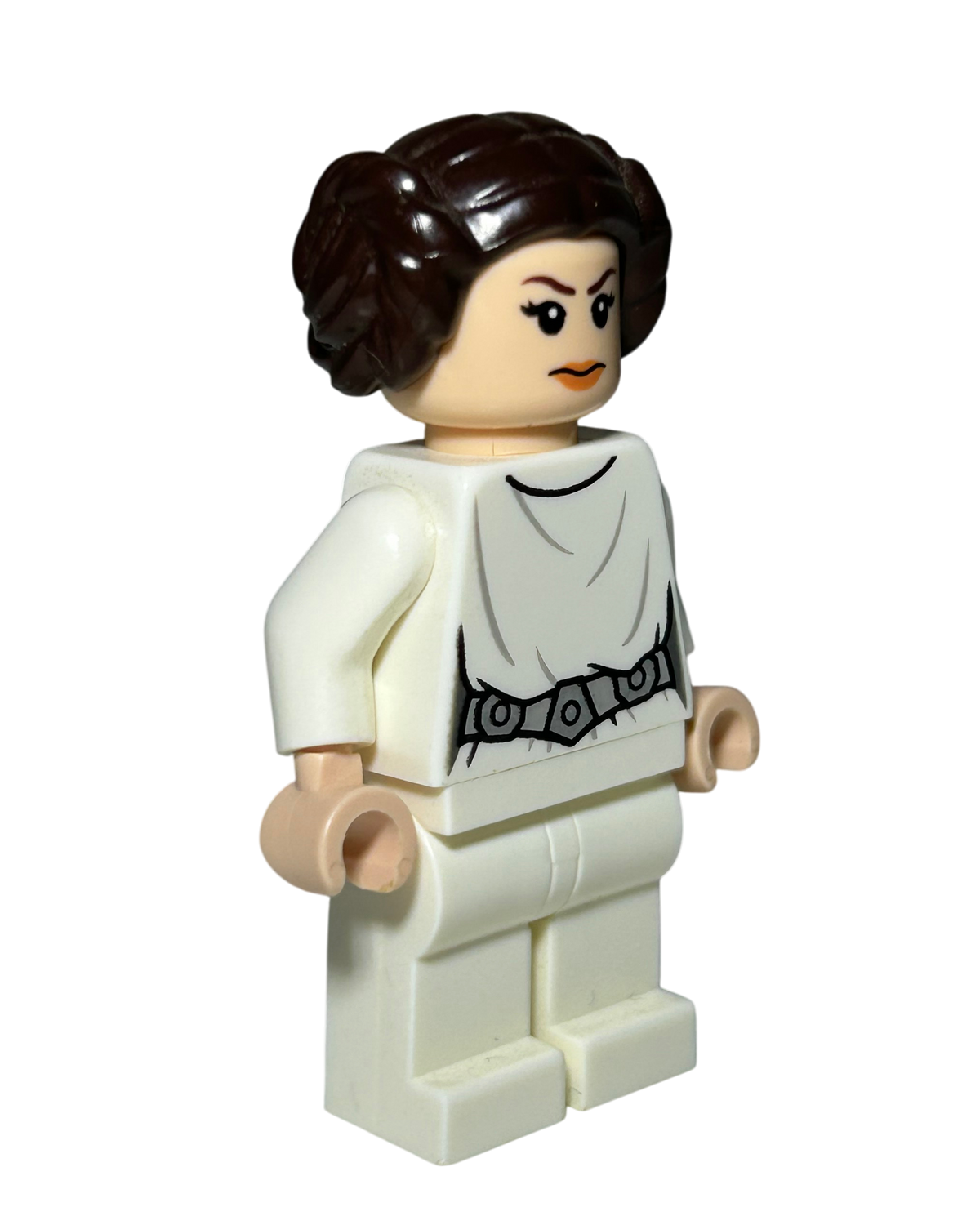 Prinzessin Leia SW0779 LEGO Star Wars Minifigur Seitenansicht links brick2d2